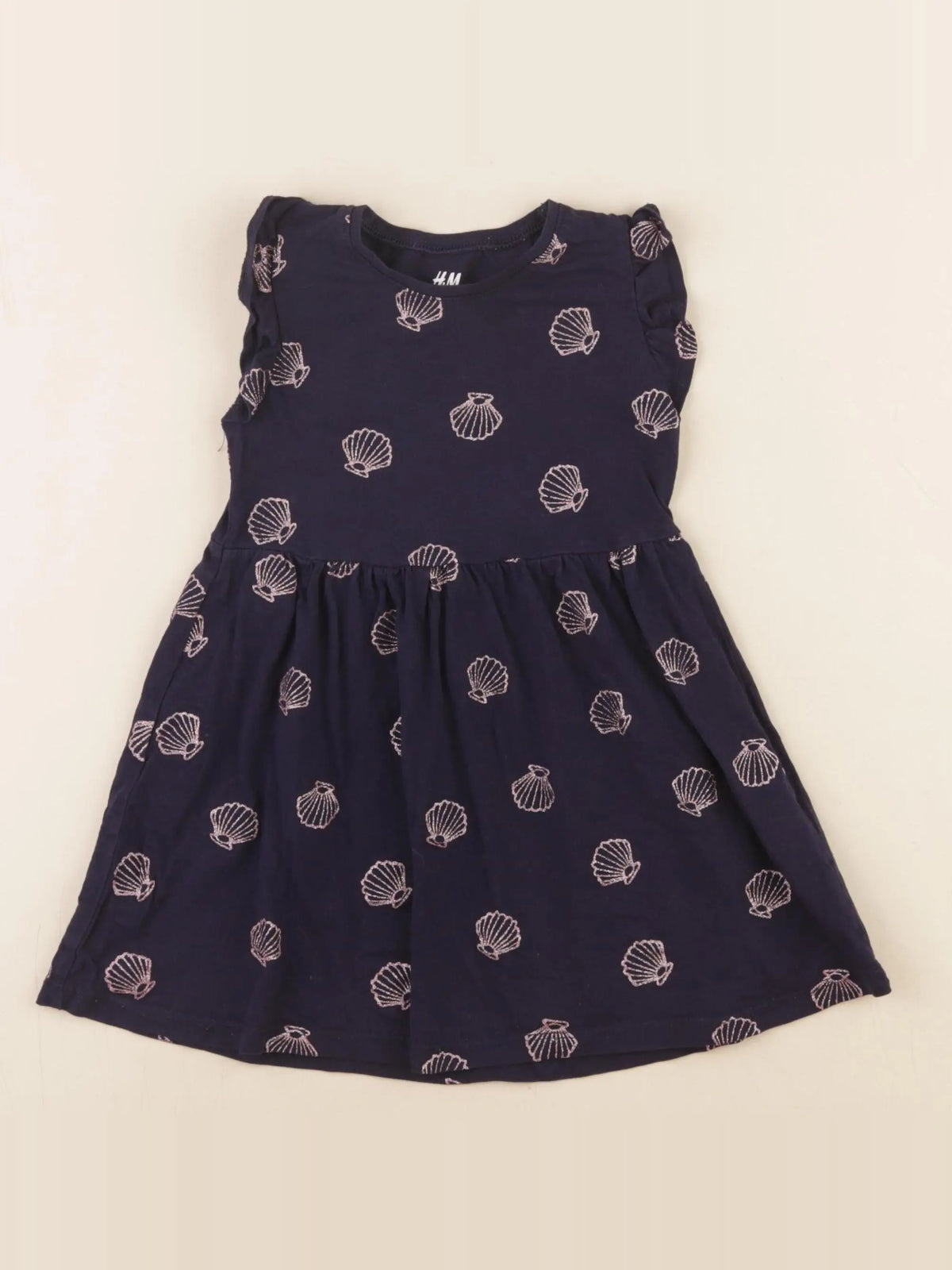 H&M - robe bleu, rose - 18/24 mois