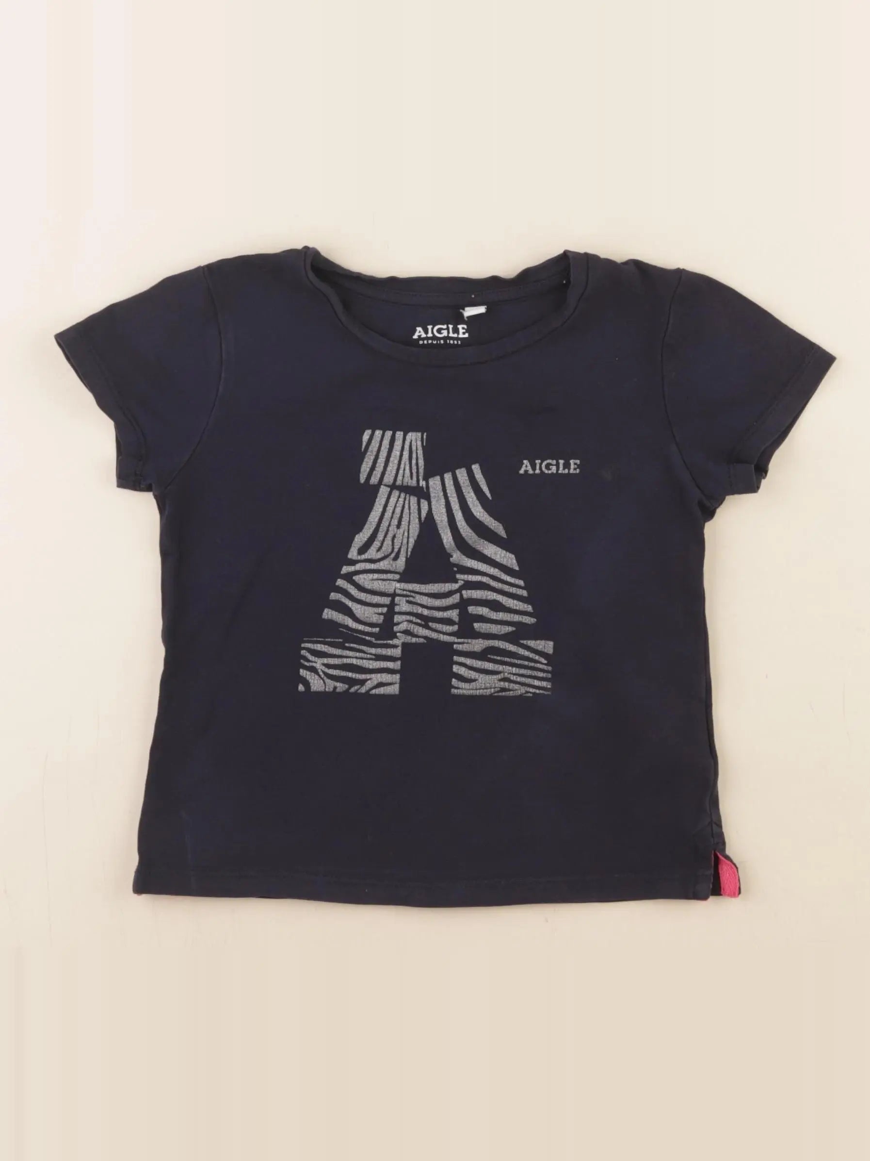Aigle - tee-shirt bleu - 4 ans