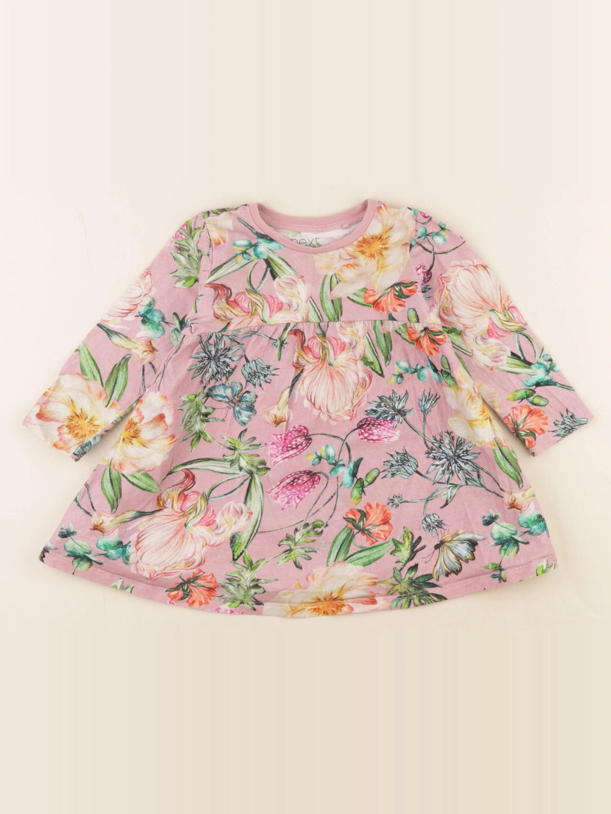 Next - robe rose - 18/24 mois