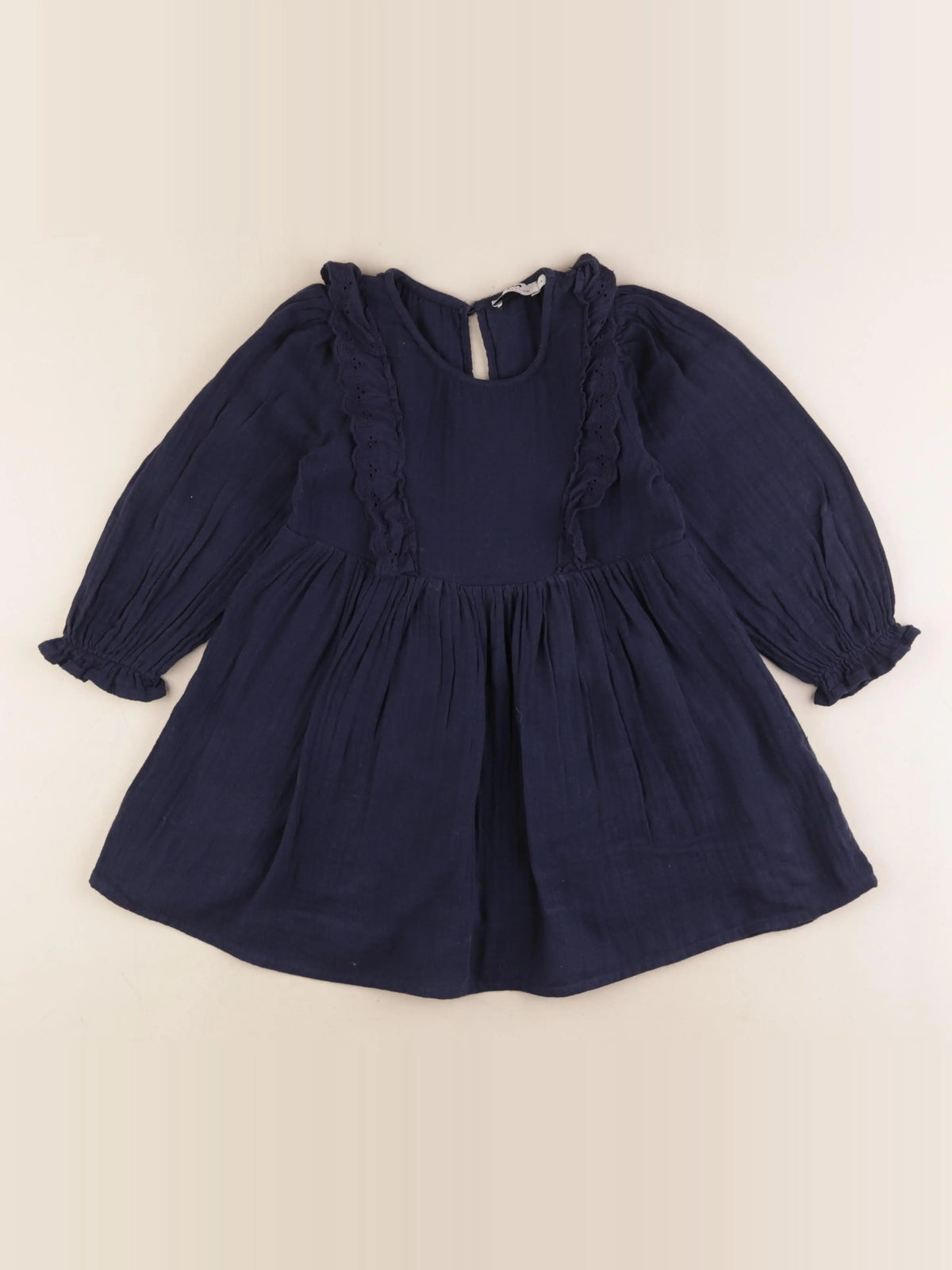 Cyrillus - robe bleu - 4 ans