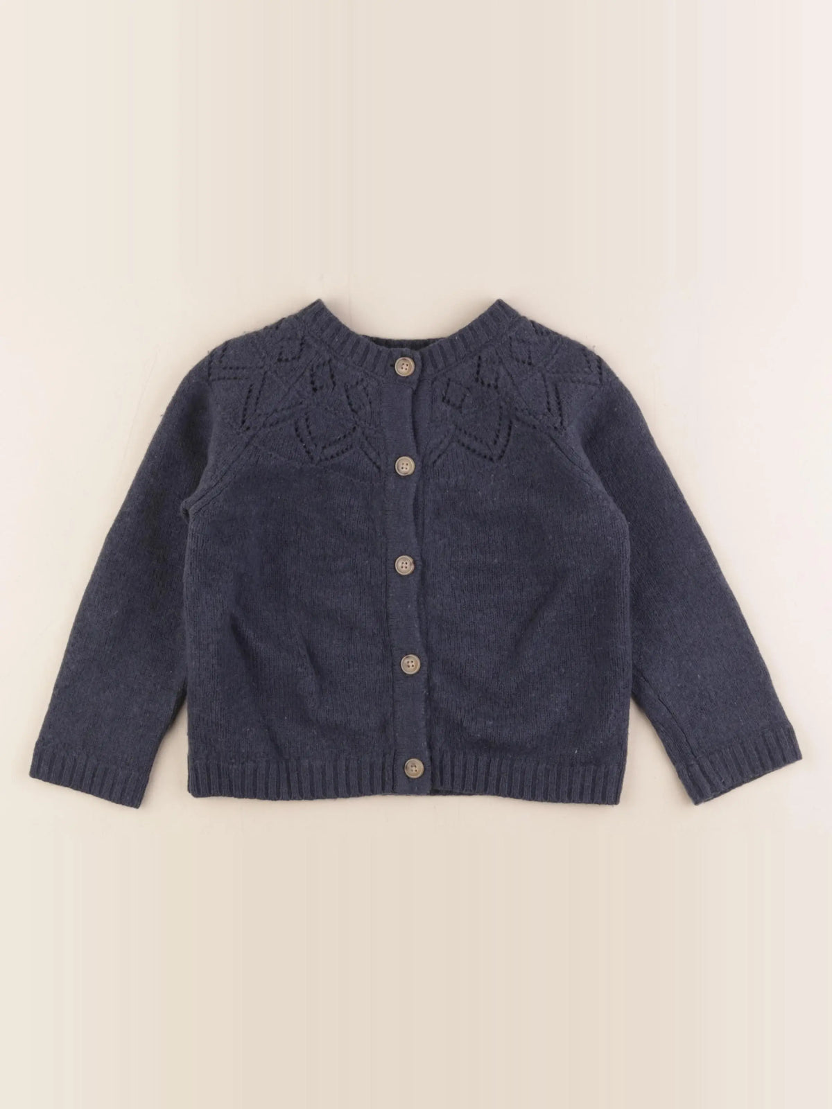 Cyrillus - gilet bleu - 6 ans