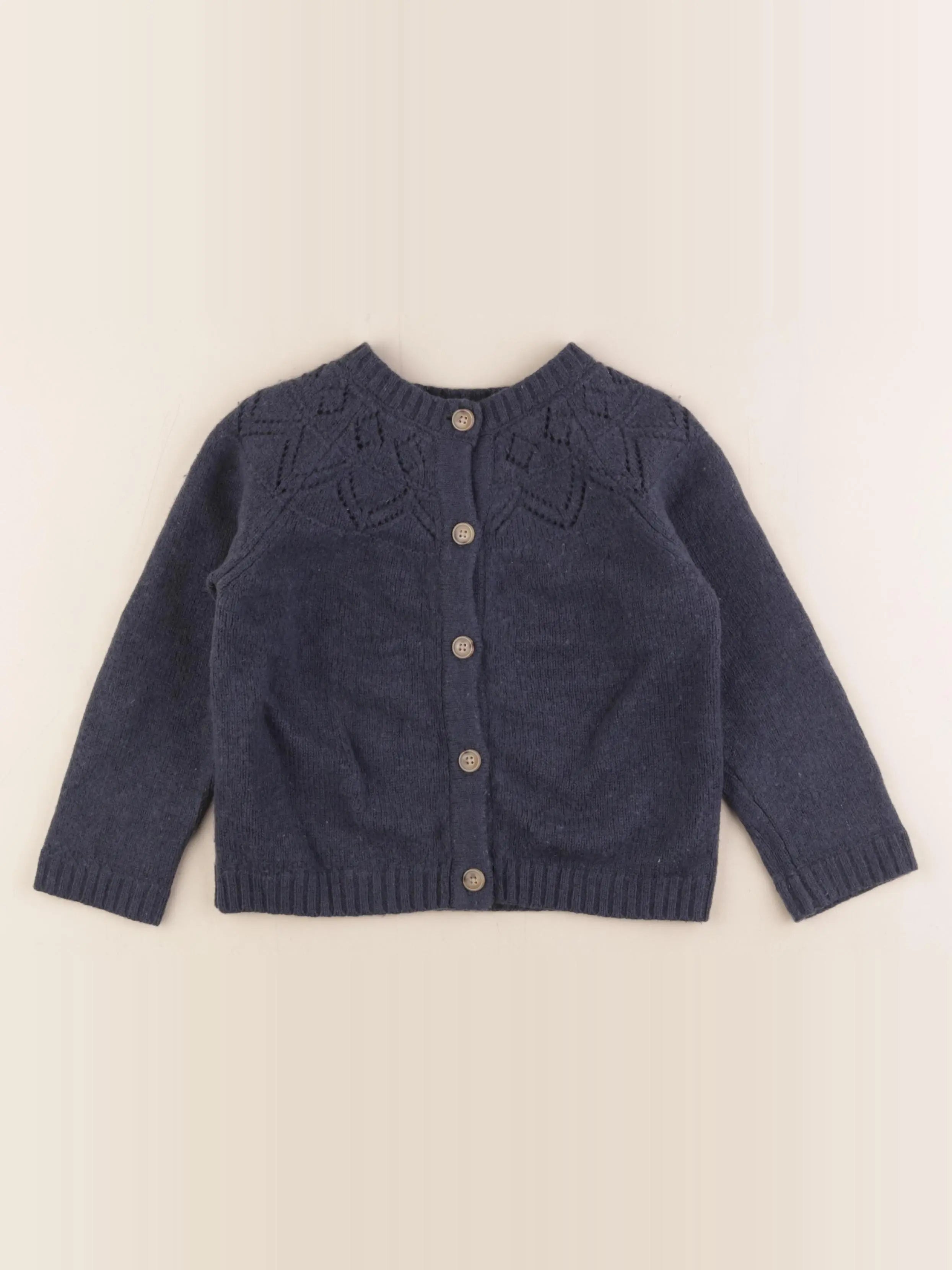 Cyrillus - gilet bleu - 6 ans