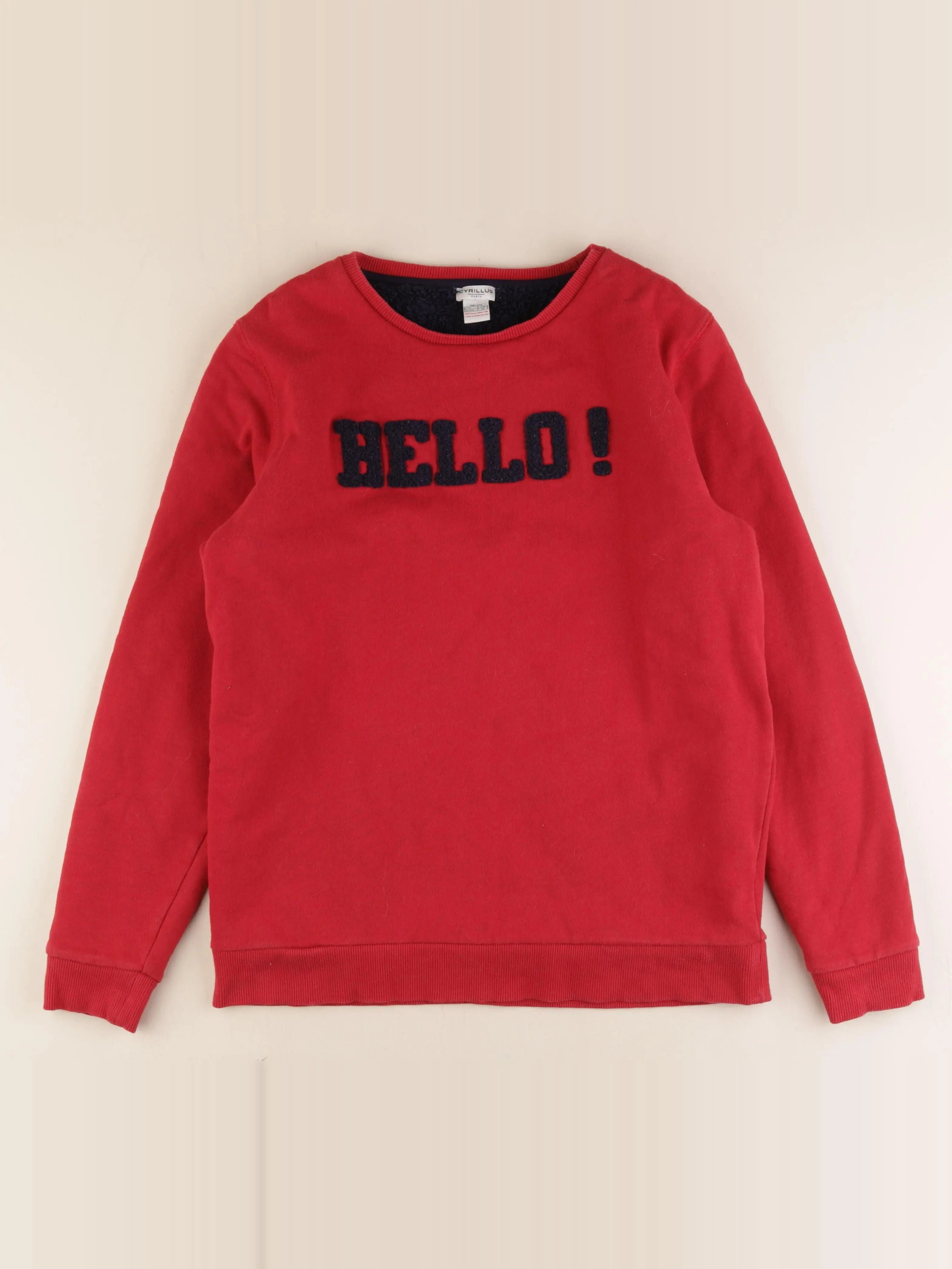 Cyrillus - sweat rouge - 16 ans