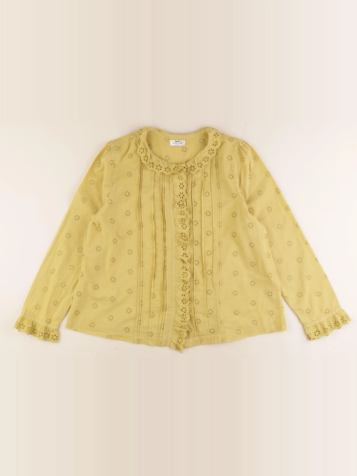 Cyrillus - chemise jaune - 16 ans