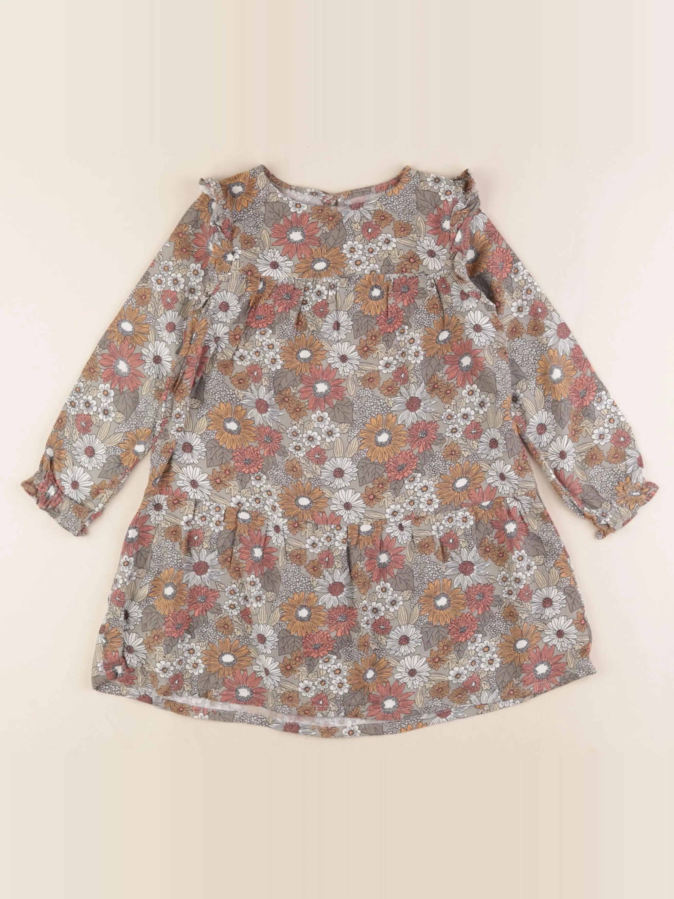 Vertbaudet - robe multicolore - 6 ans