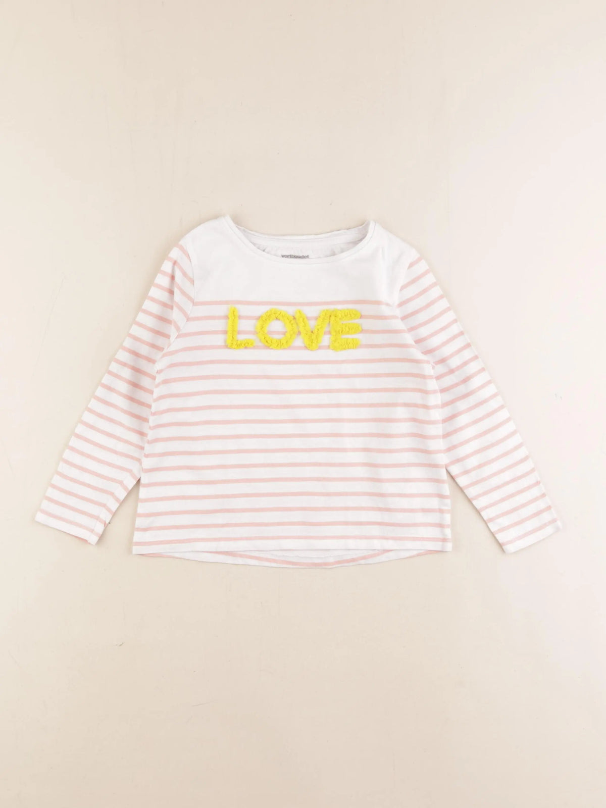 Vertbaudet - tee-shirt rose - 5 ans