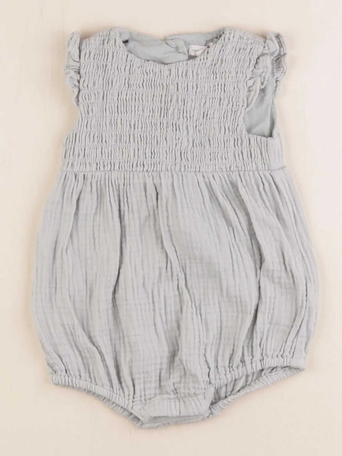 Vertbaudet - combinaison gris - 9 mois