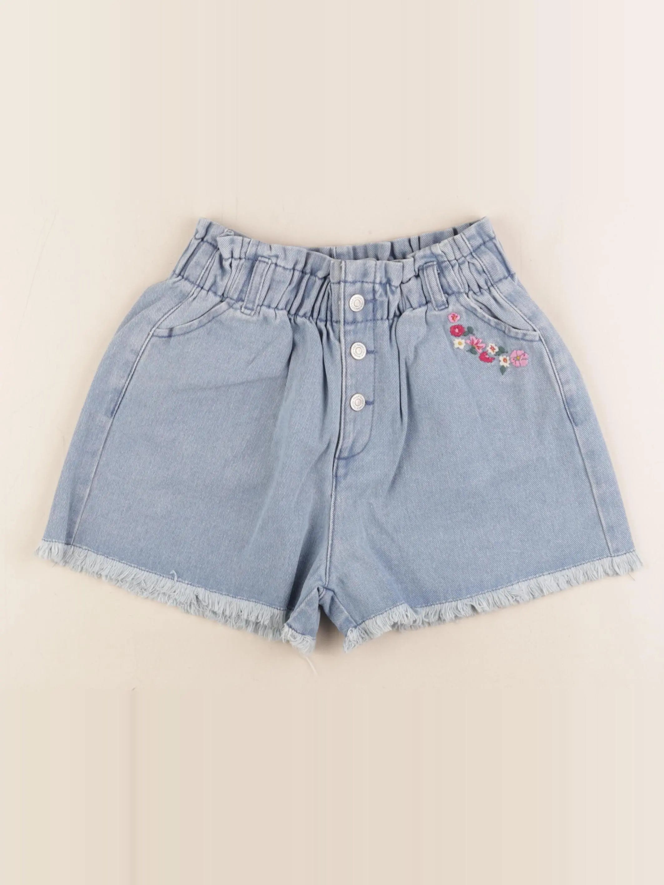 Vertbaudet - short bleu - 8 ans