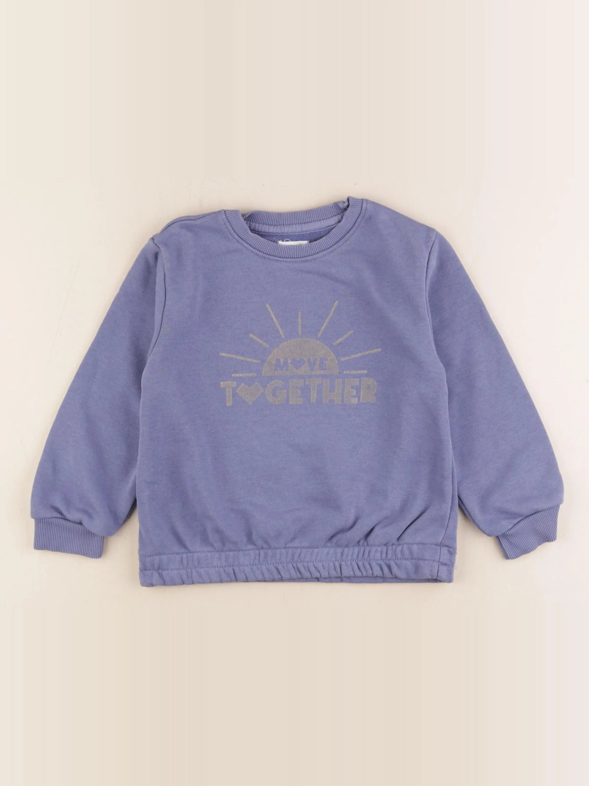 Vertbaudet - sweat bleu - 6 ans