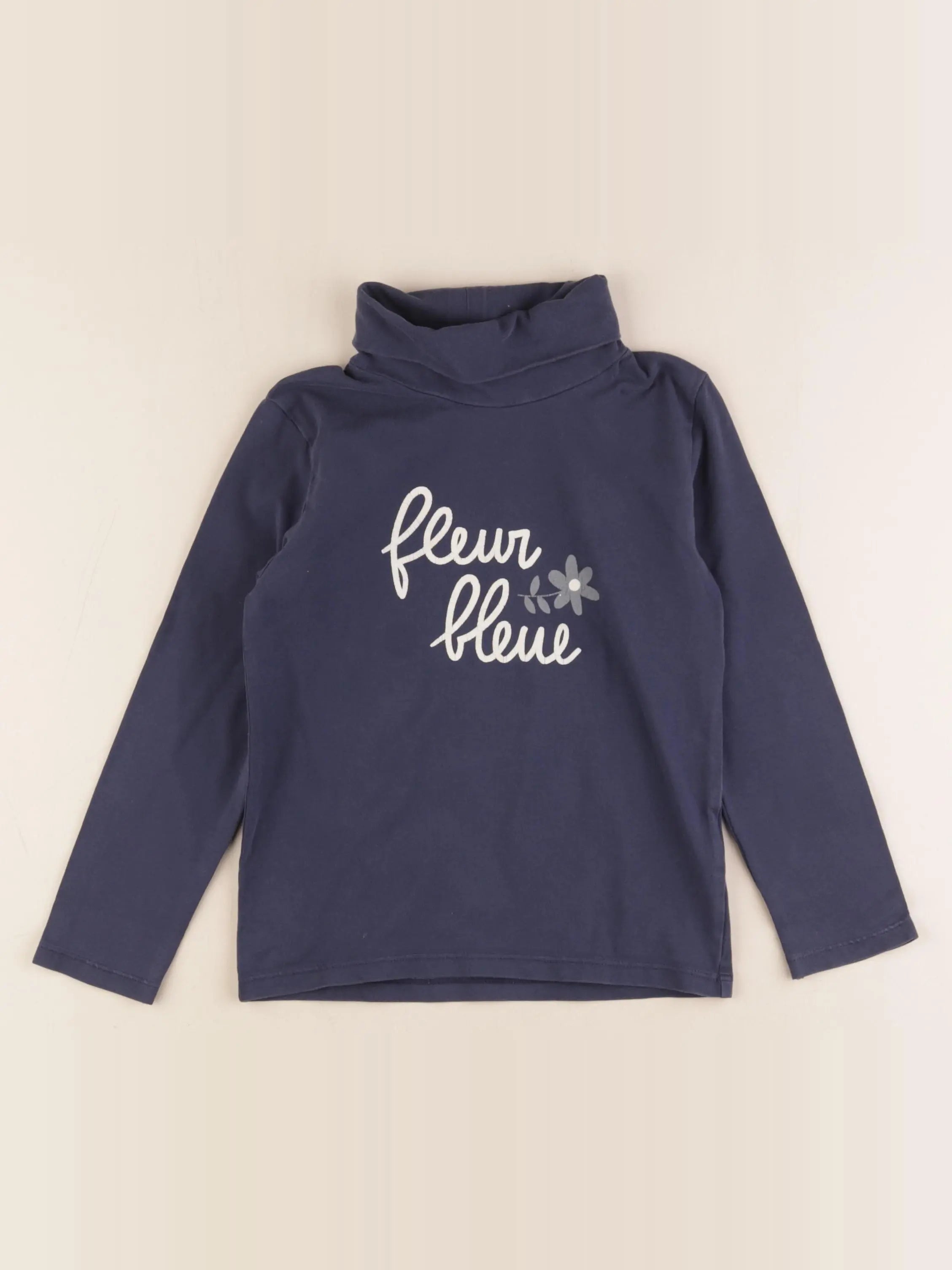 Vertbaudet - sous-pull bleu - 6 ans