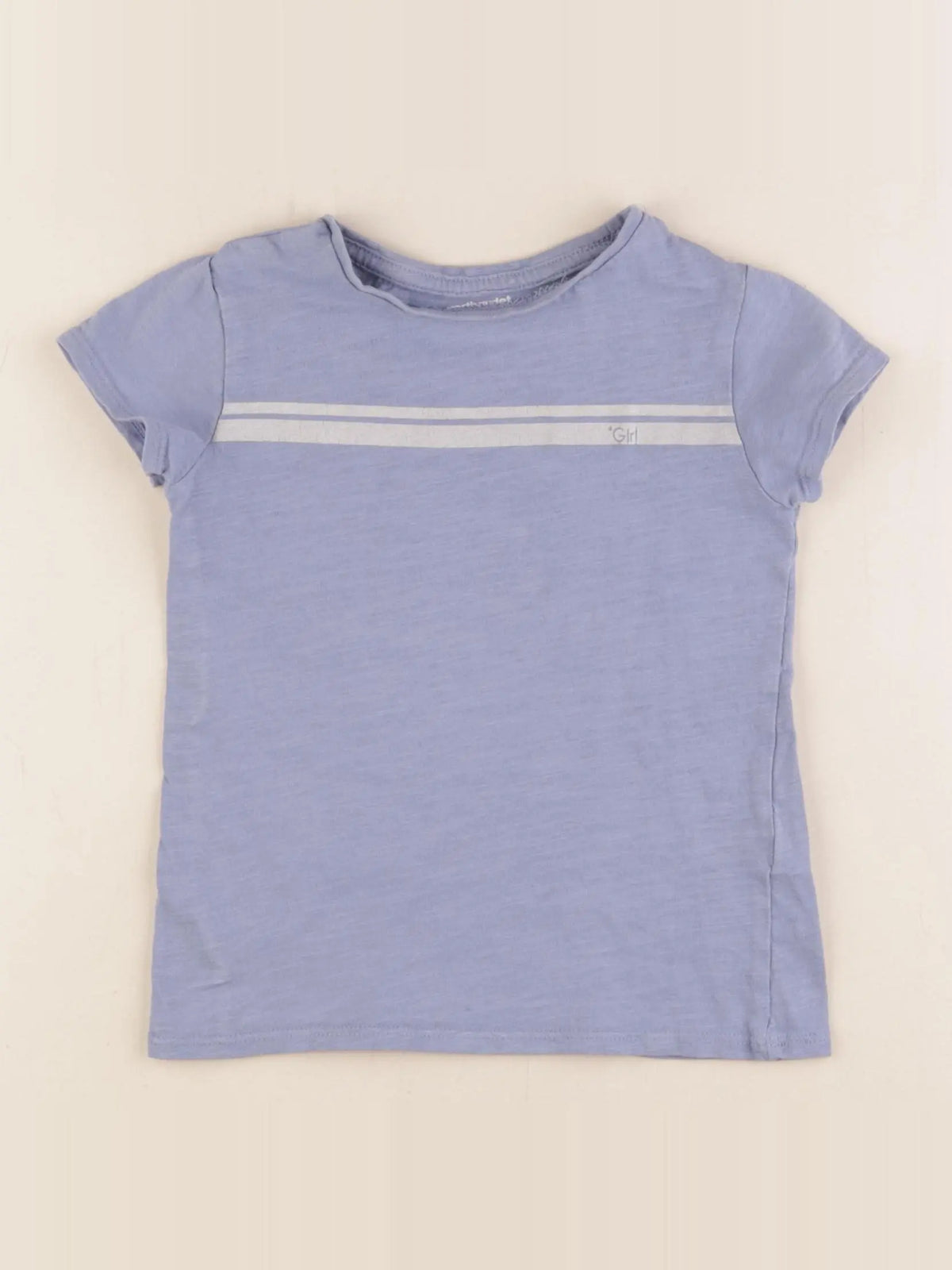 Vertbaudet - tee-shirt bleu - 4 ans
