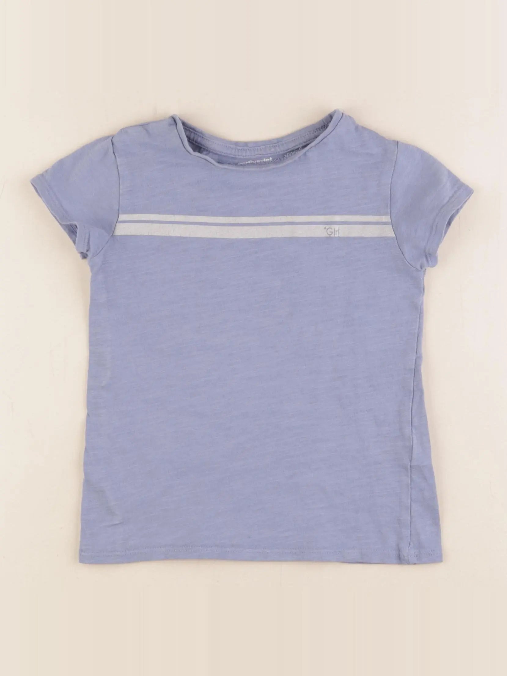 Vertbaudet - tee-shirt bleu - 4 ans