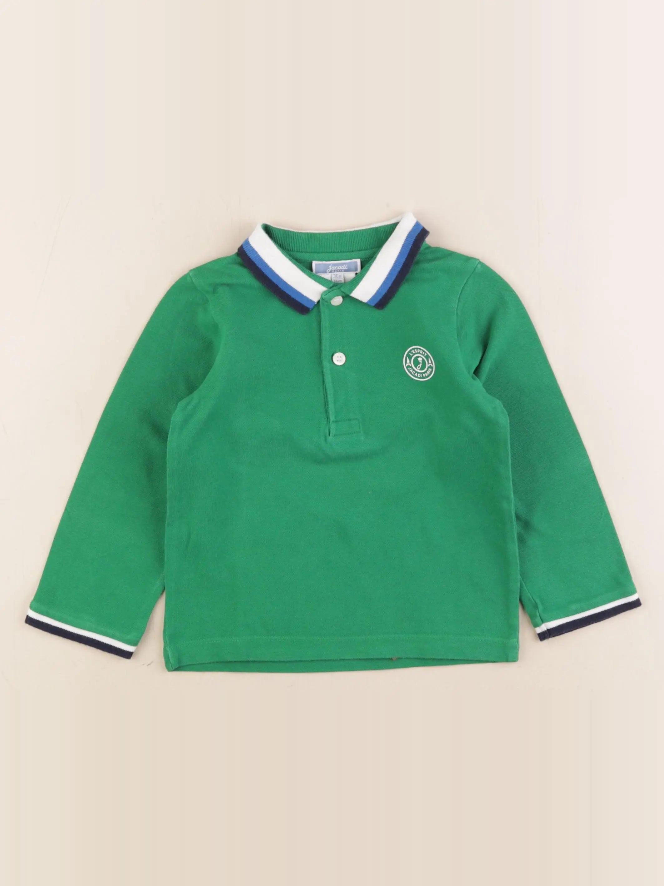 Jacadi - polo vert - 36 mois