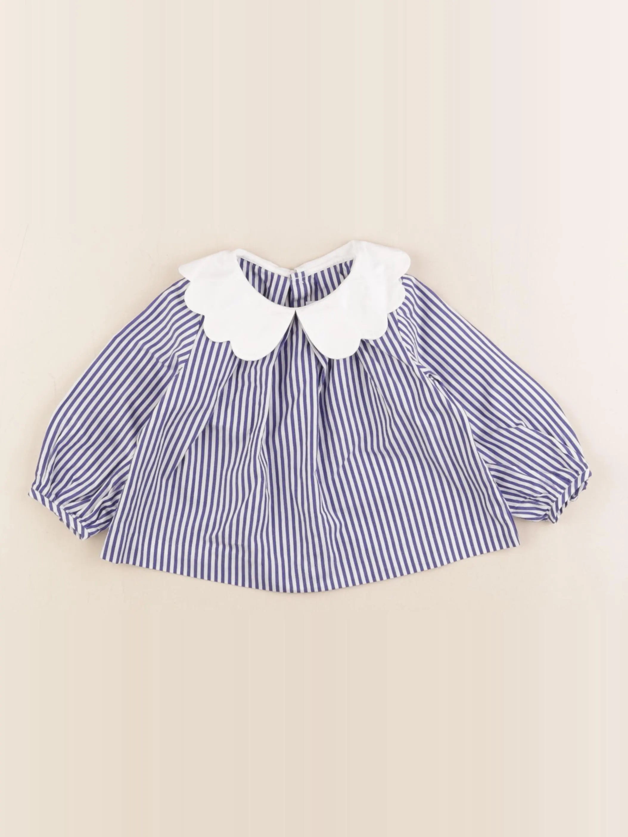 Jacadi - blouse bleu - 24 mois