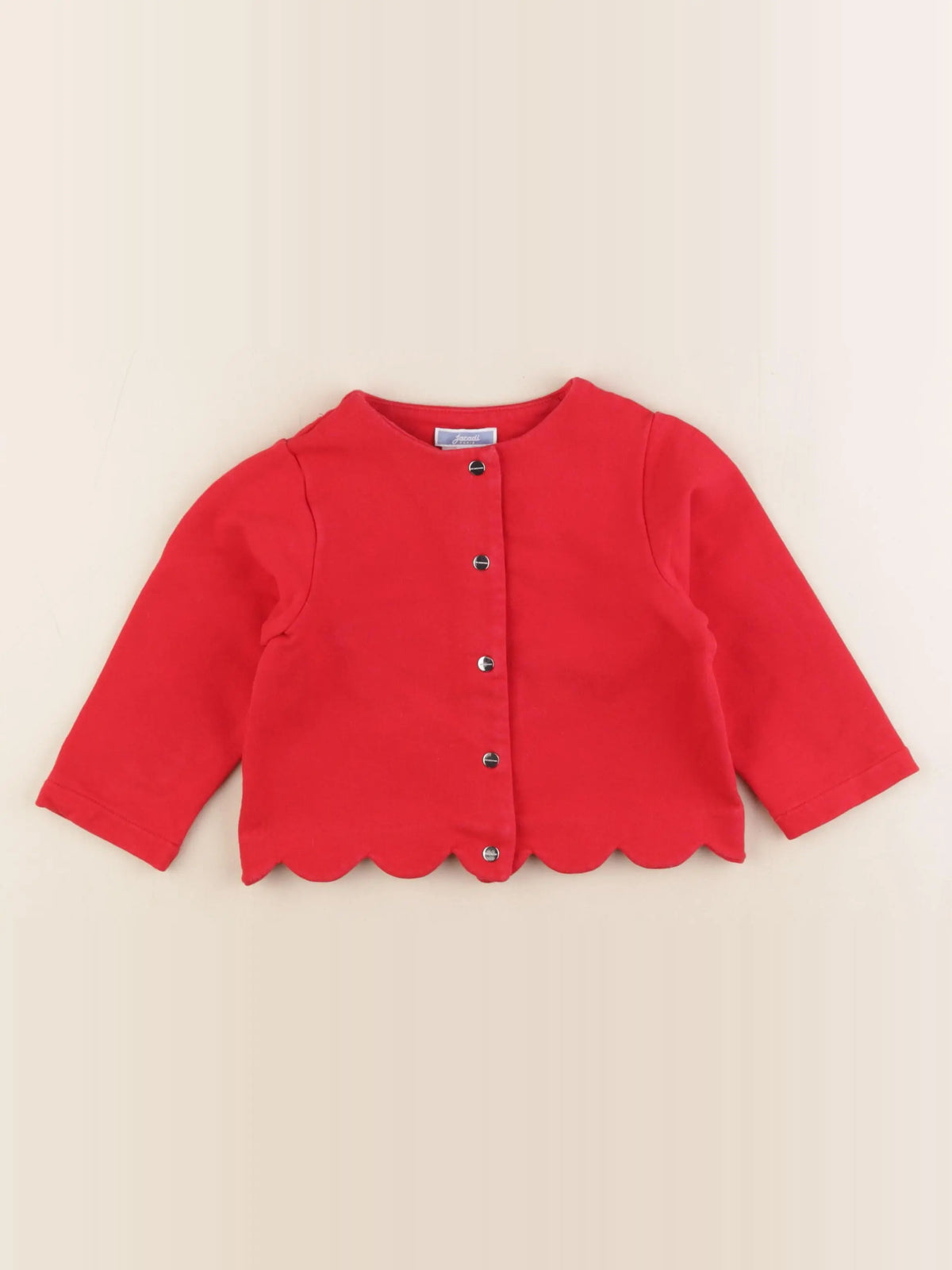 Jacadi - sweat rouge - 24 mois