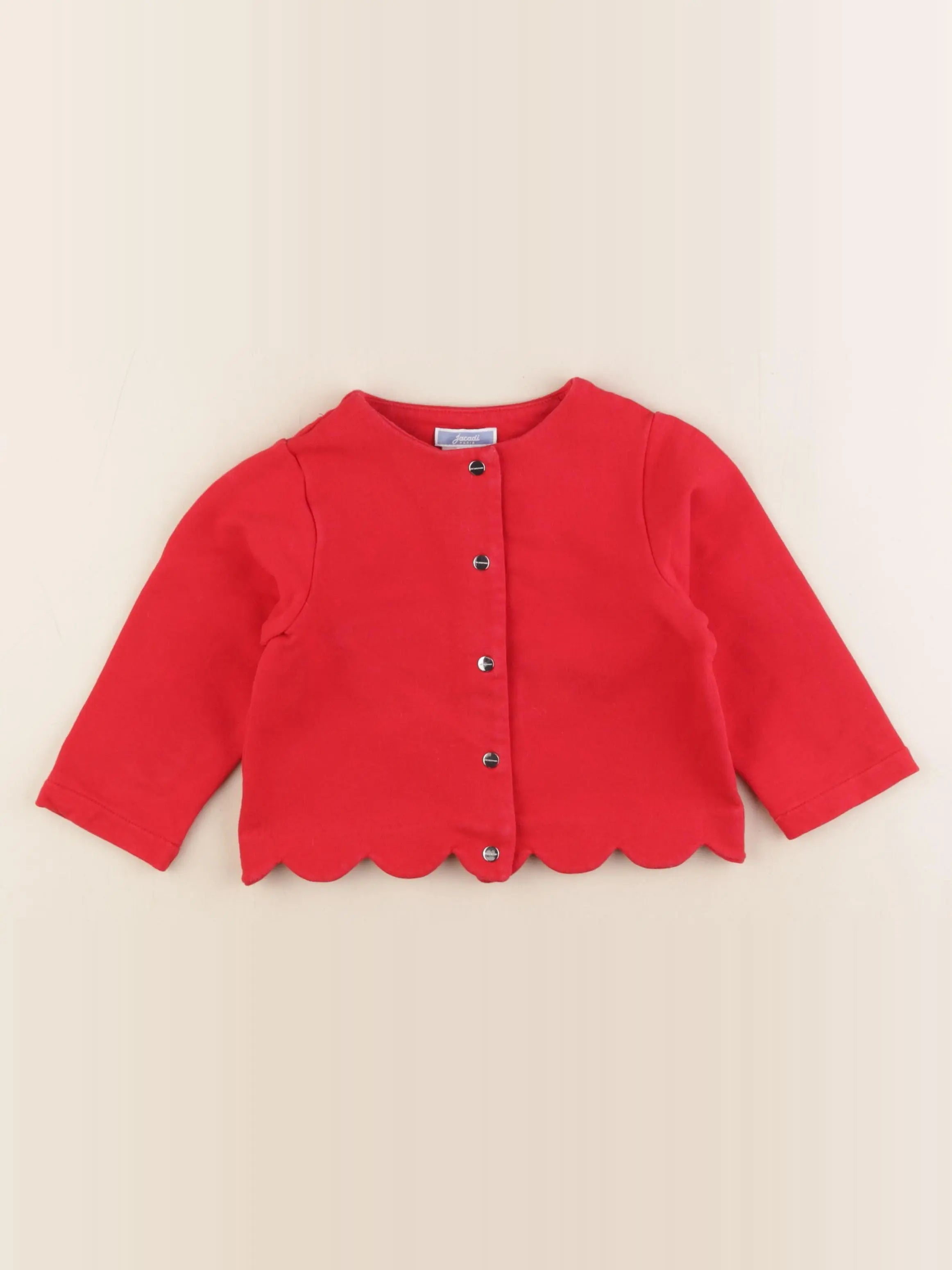 Jacadi - sweat rouge - 24 mois