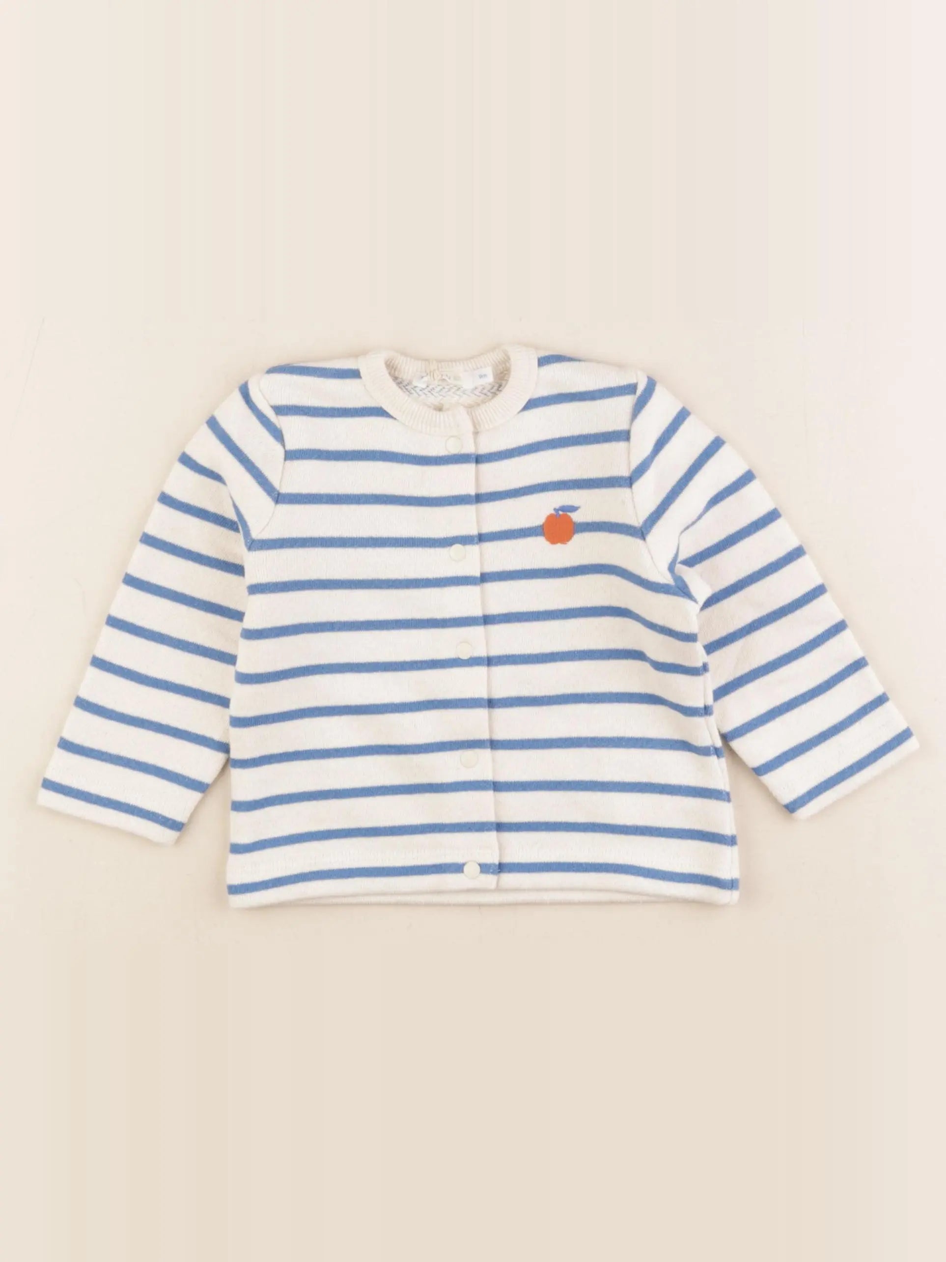 Boutchou - sweat bleu - 9 mois