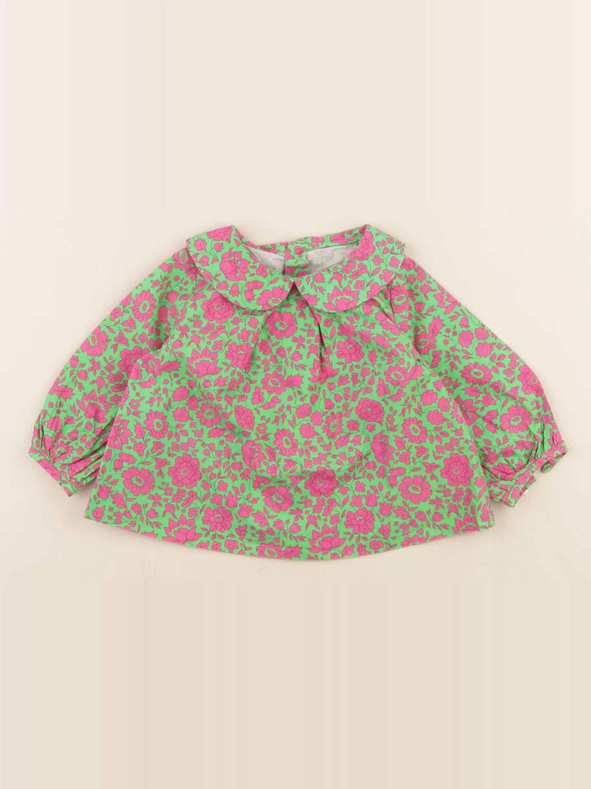 Jacadi - blouse vert - 6 mois