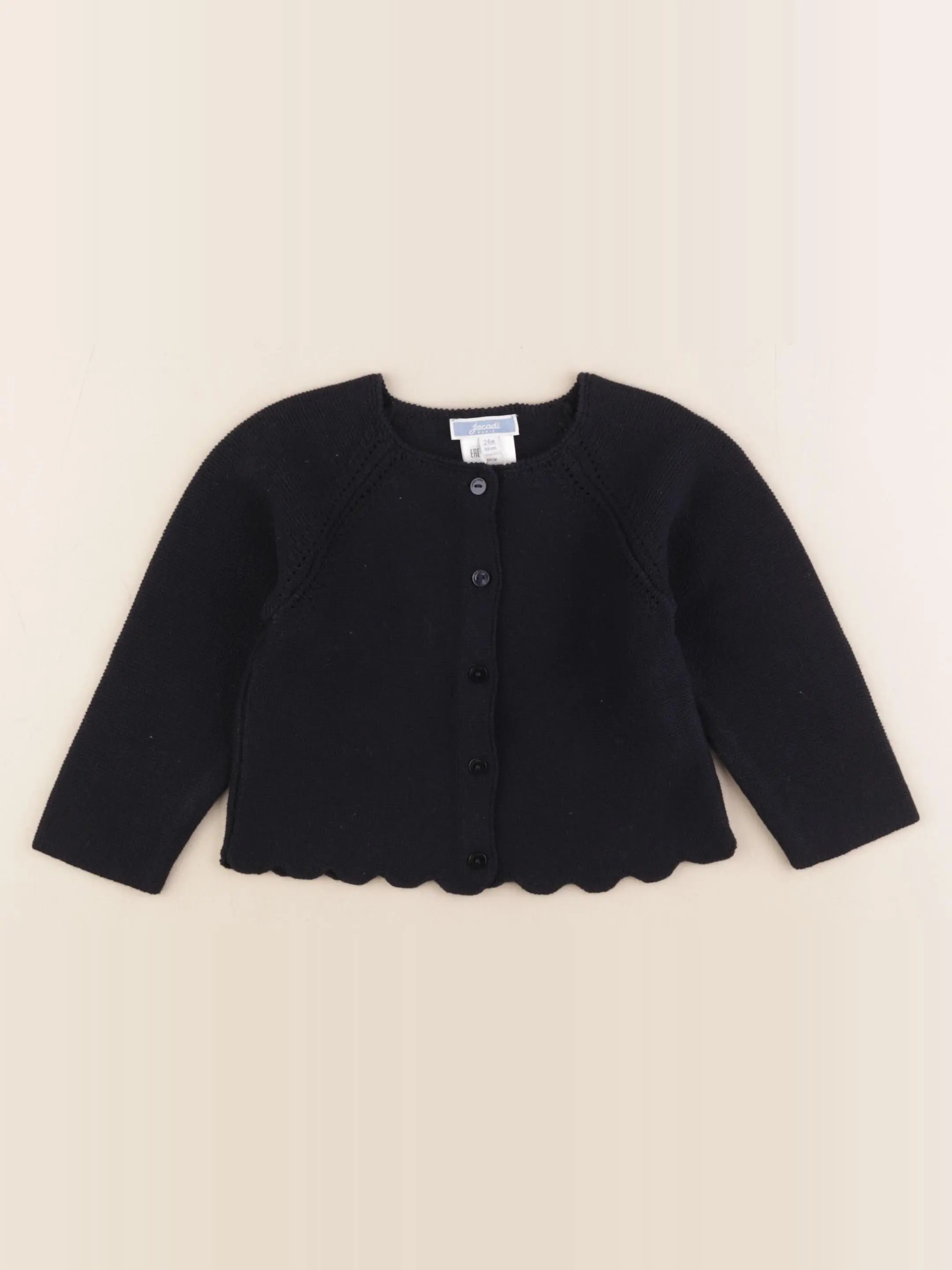 Jacadi - gilet bleu - 24 mois