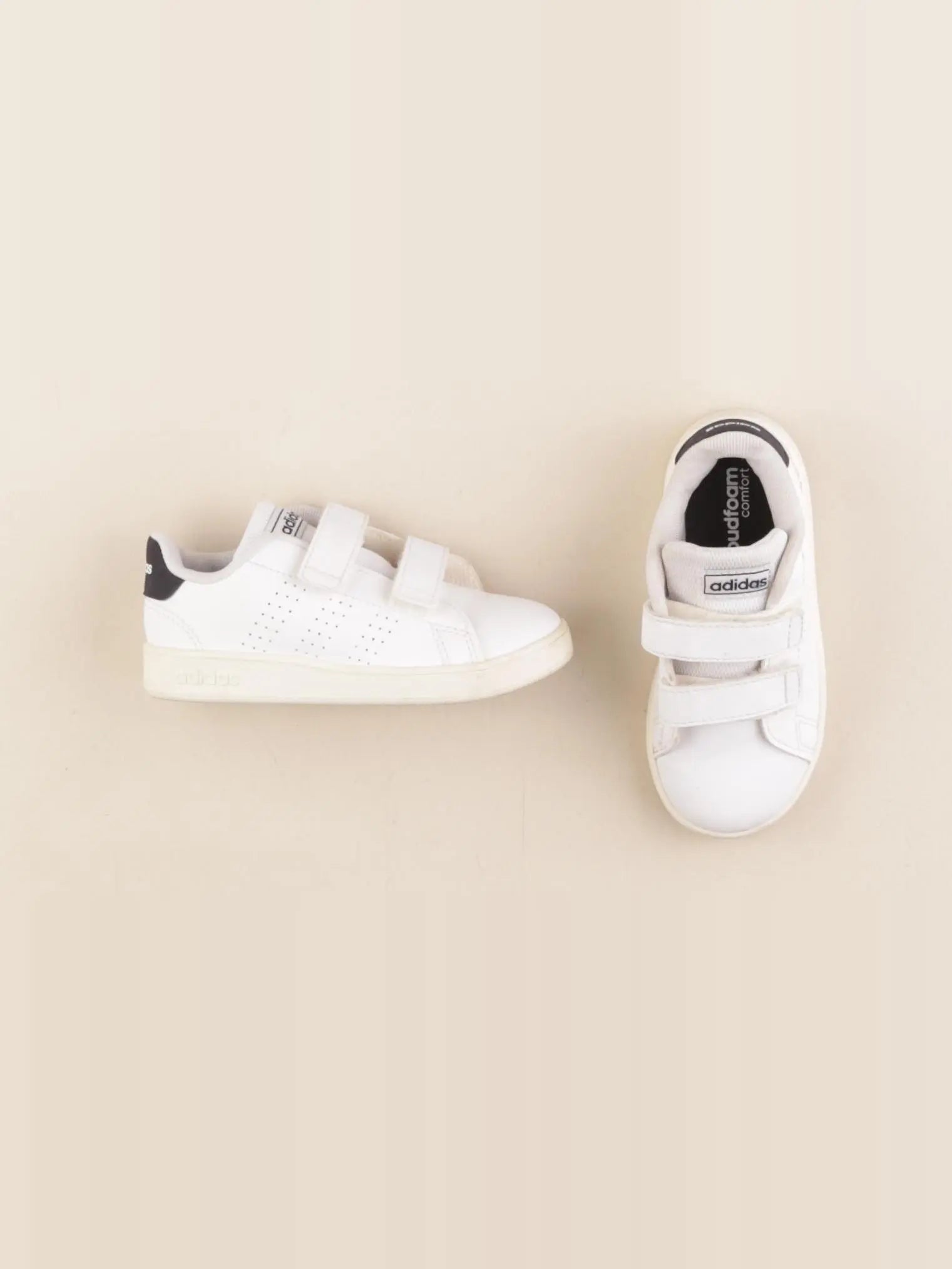 Adidas - baskets blanc - pointure 25