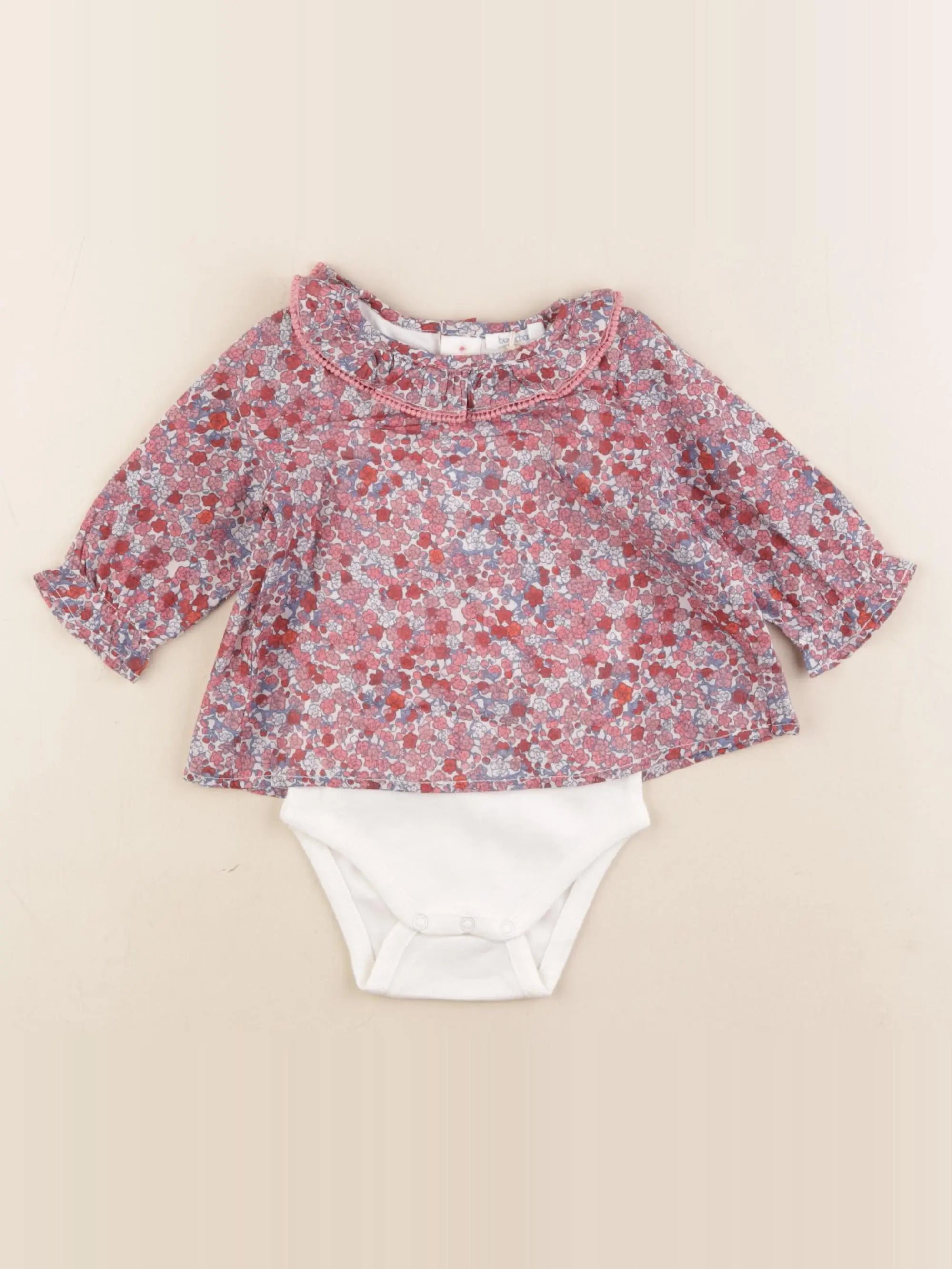 Boutchou - body blouse multicolore - 6 mois