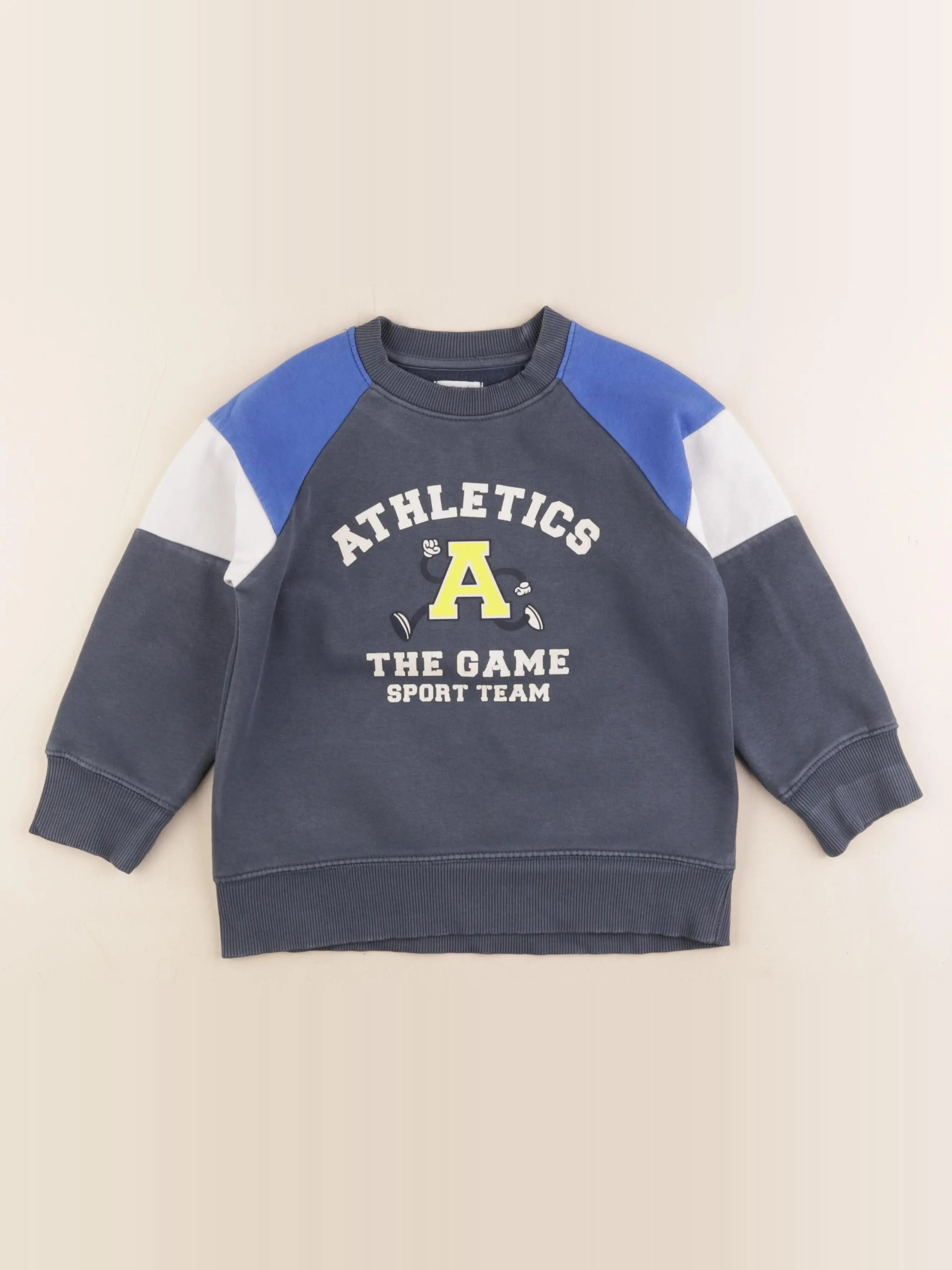 Vertbaudet - sweat multicolore - 6 ans