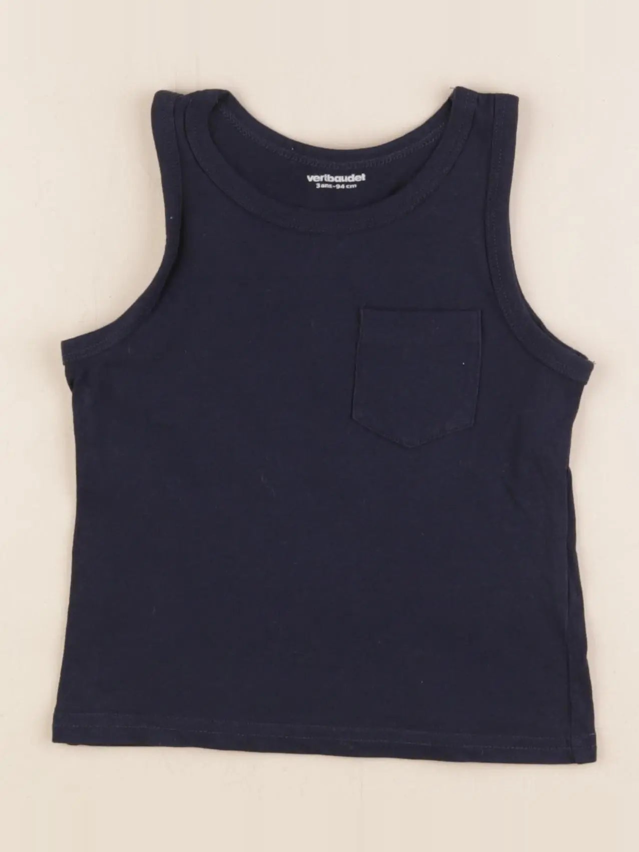 Vertbaudet - débardeur bleu - 3 ans