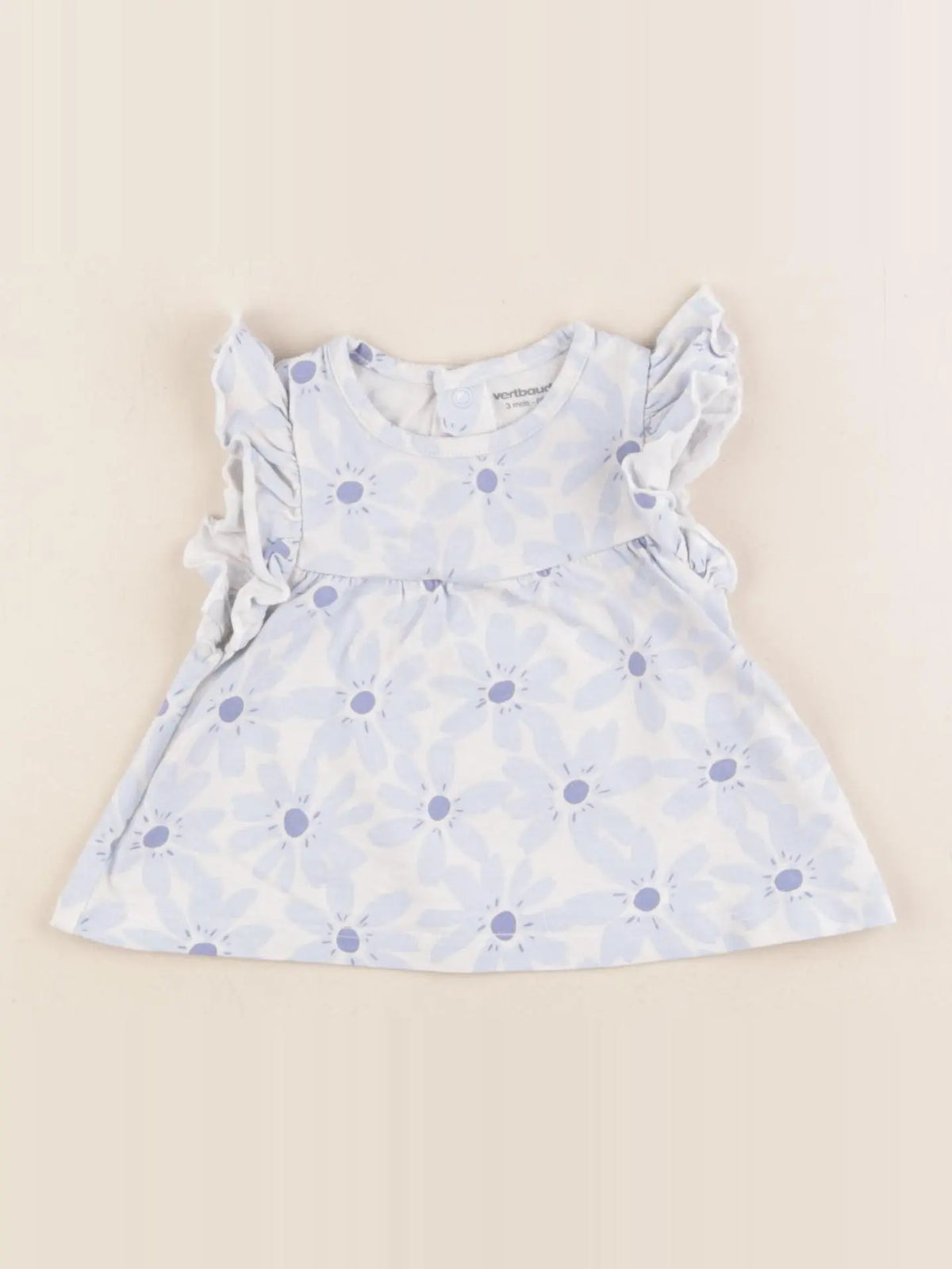 Vertbaudet - tee-shirt multicolore - 3 mois