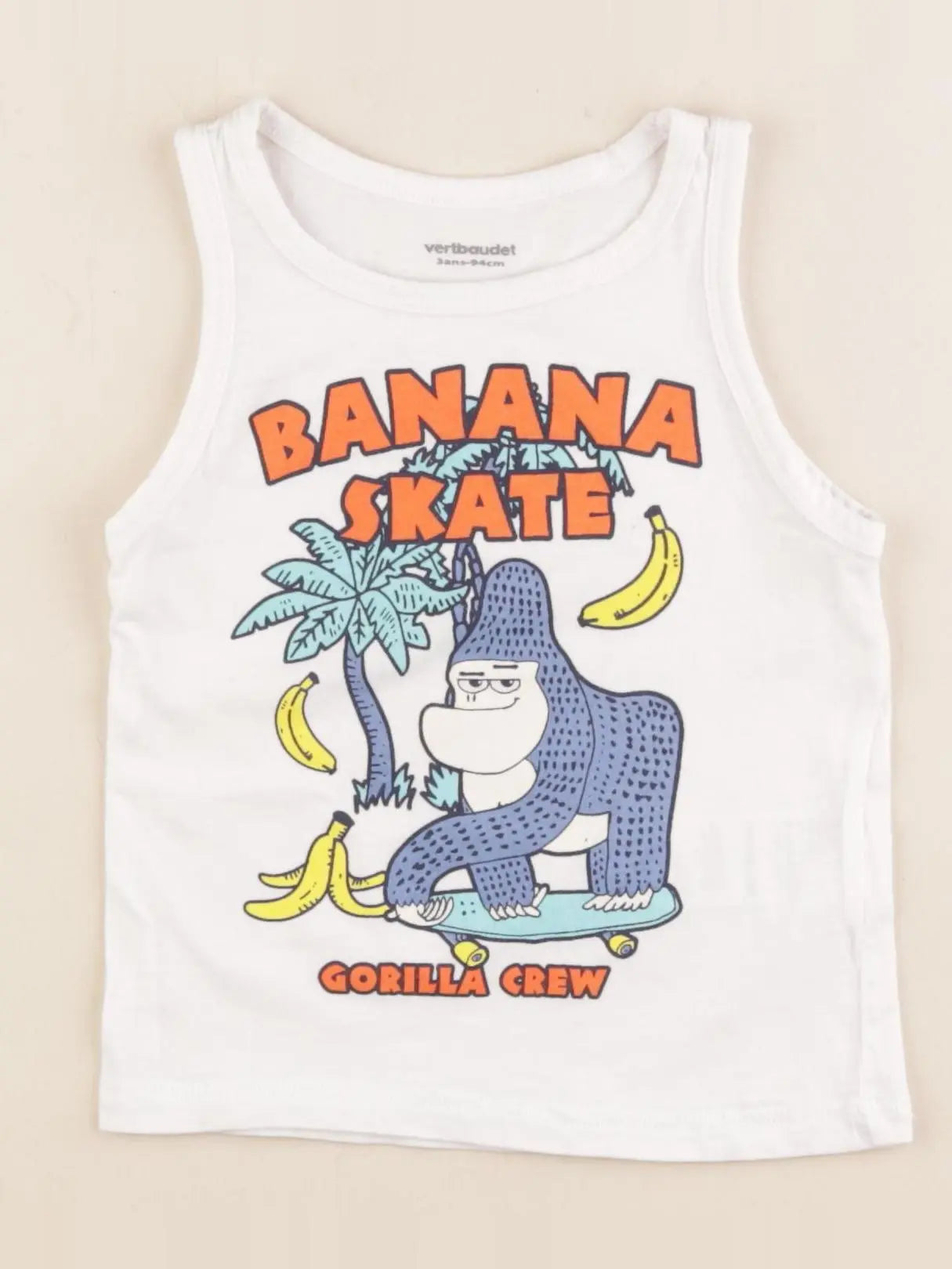 Vertbaudet - débardeur multicolore - 3 ans