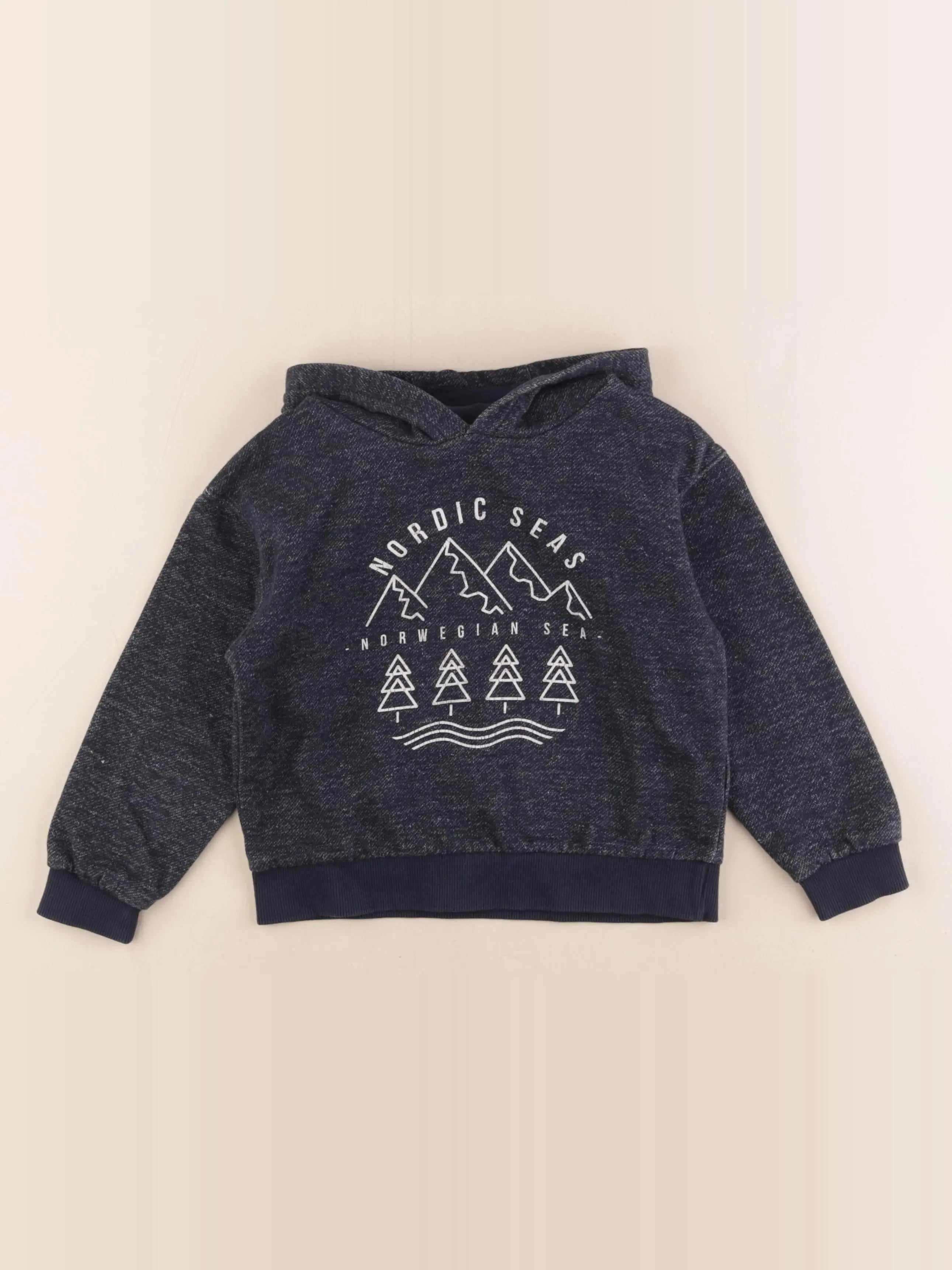 Vertbaudet - sweat bleu - 5 ans