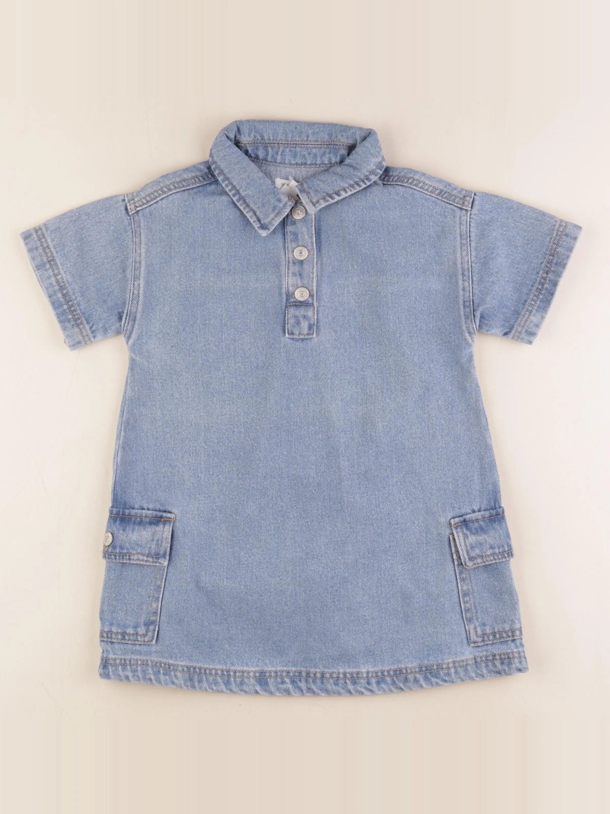 Vertbaudet - robe bleu - 4 ans