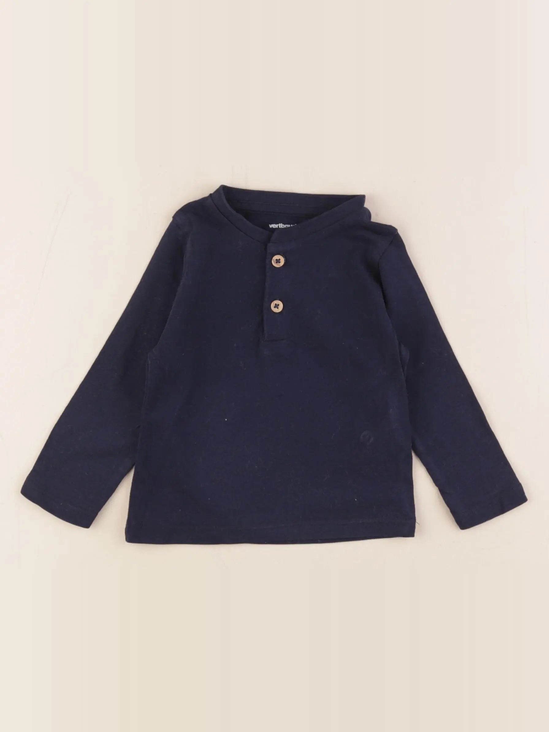 Vertbaudet - tee-shirt bleu - 9 mois