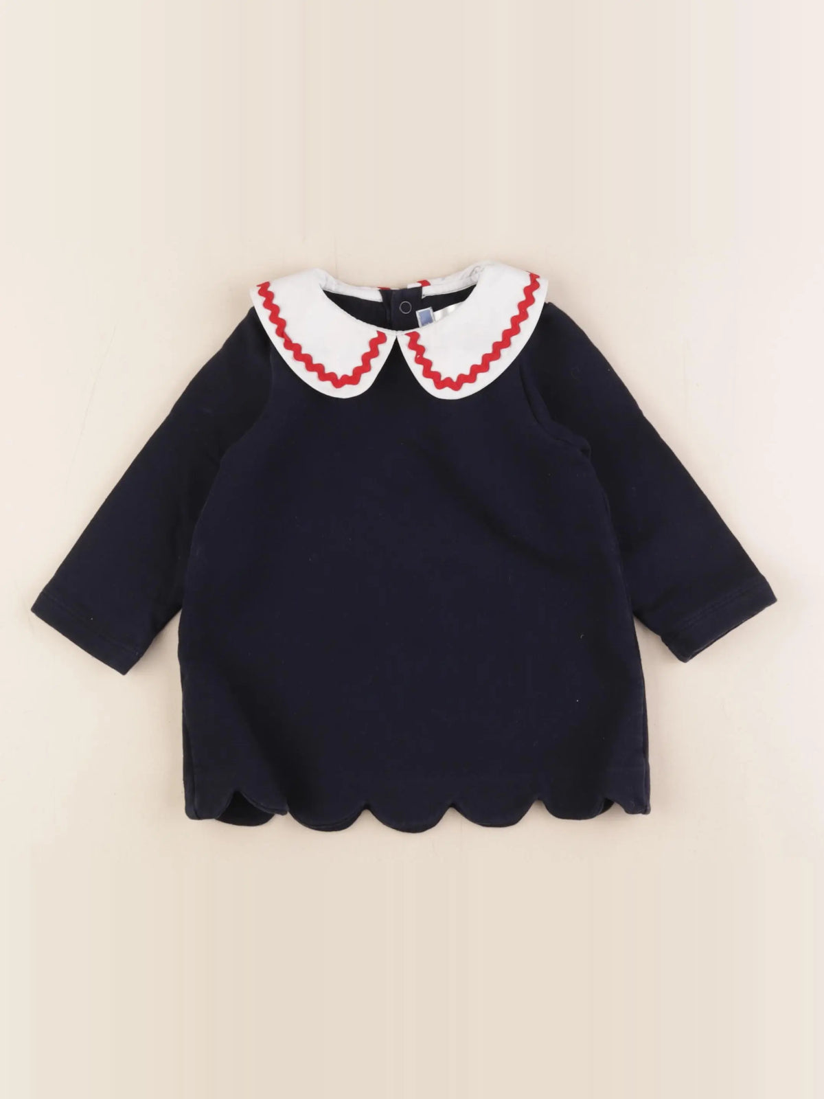 Jacadi - robe bleu - 12 mois