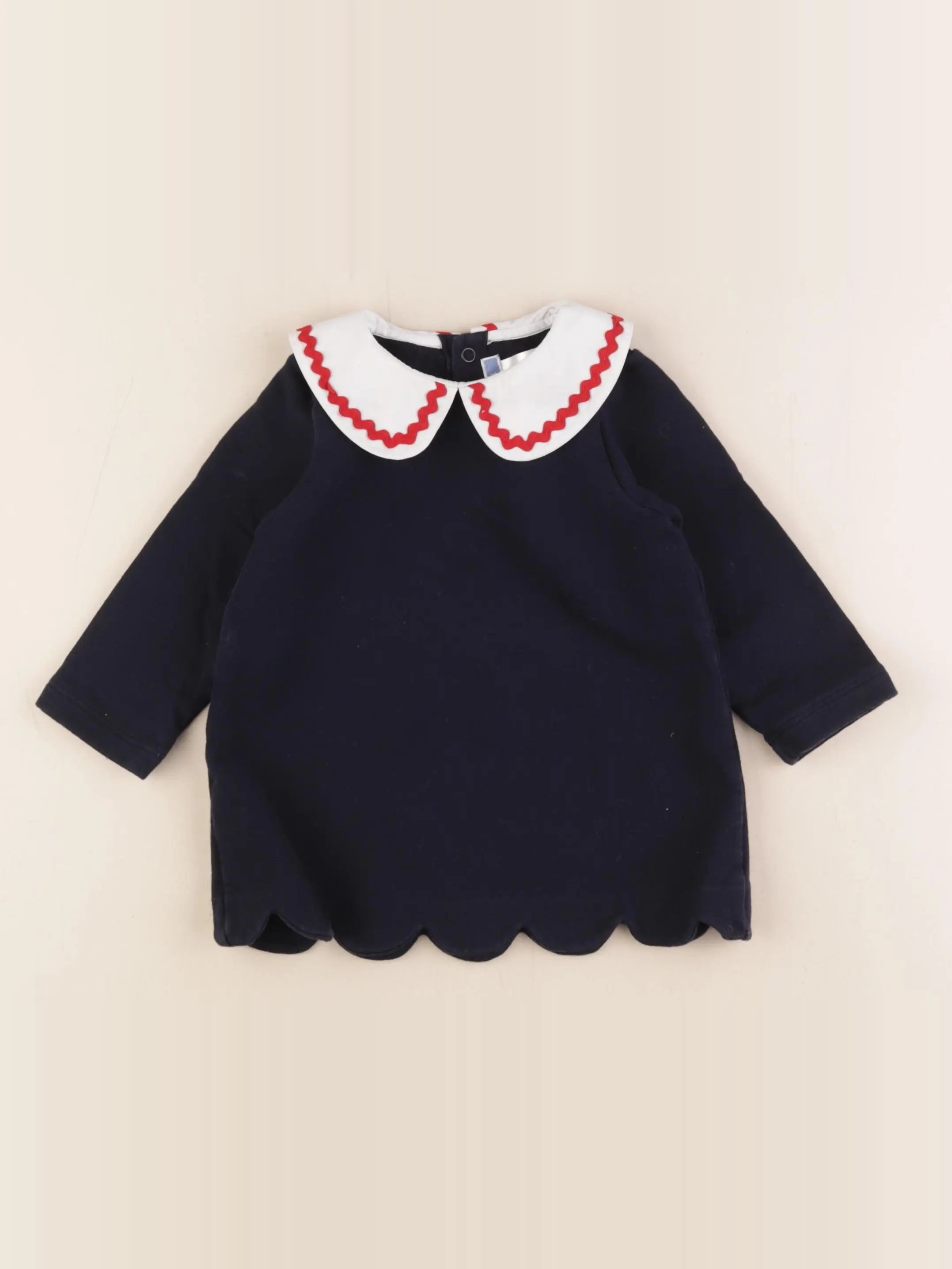 Jacadi - robe bleu - 12 mois
