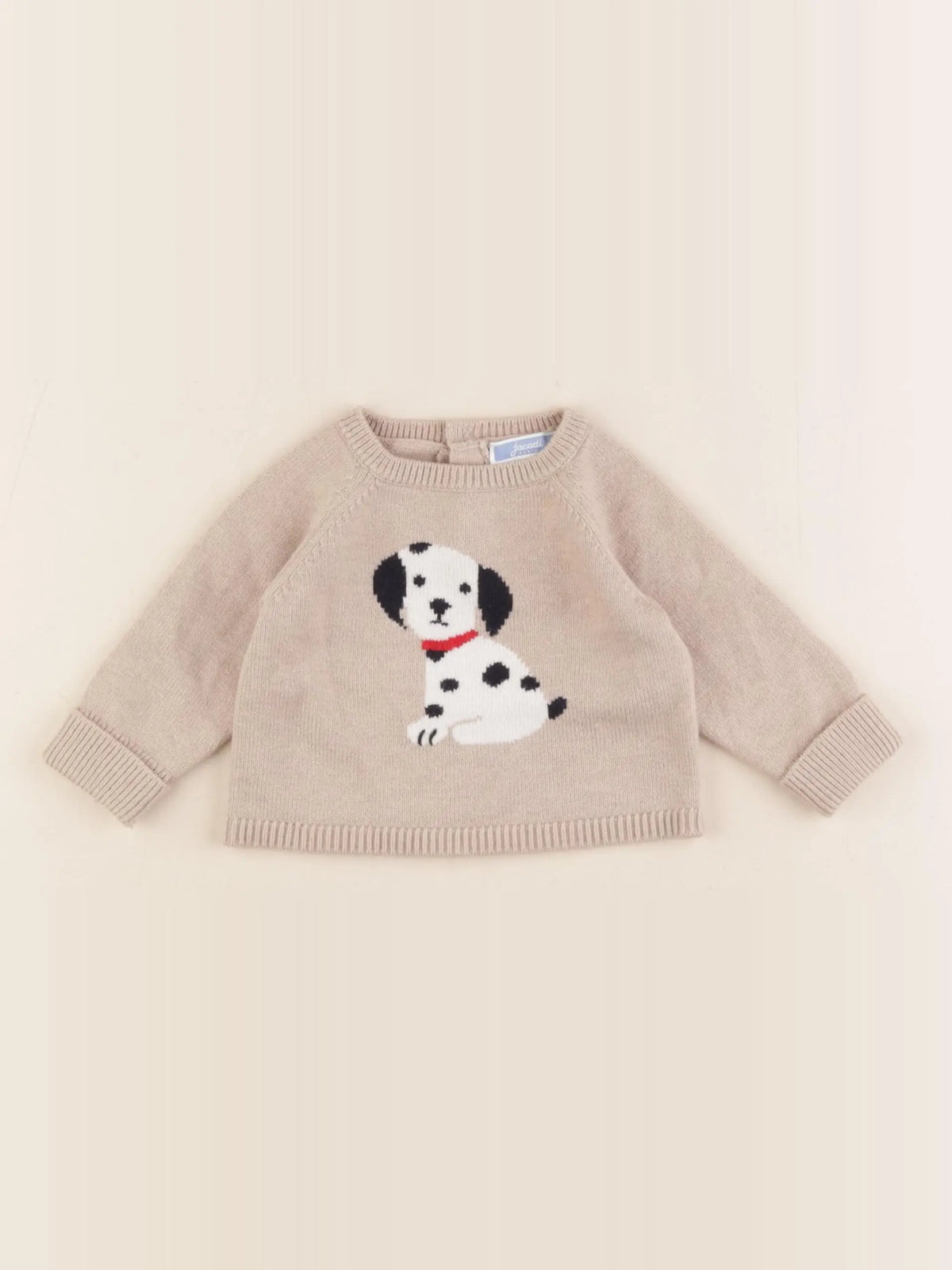 Jacadi - pull beige - 3 mois