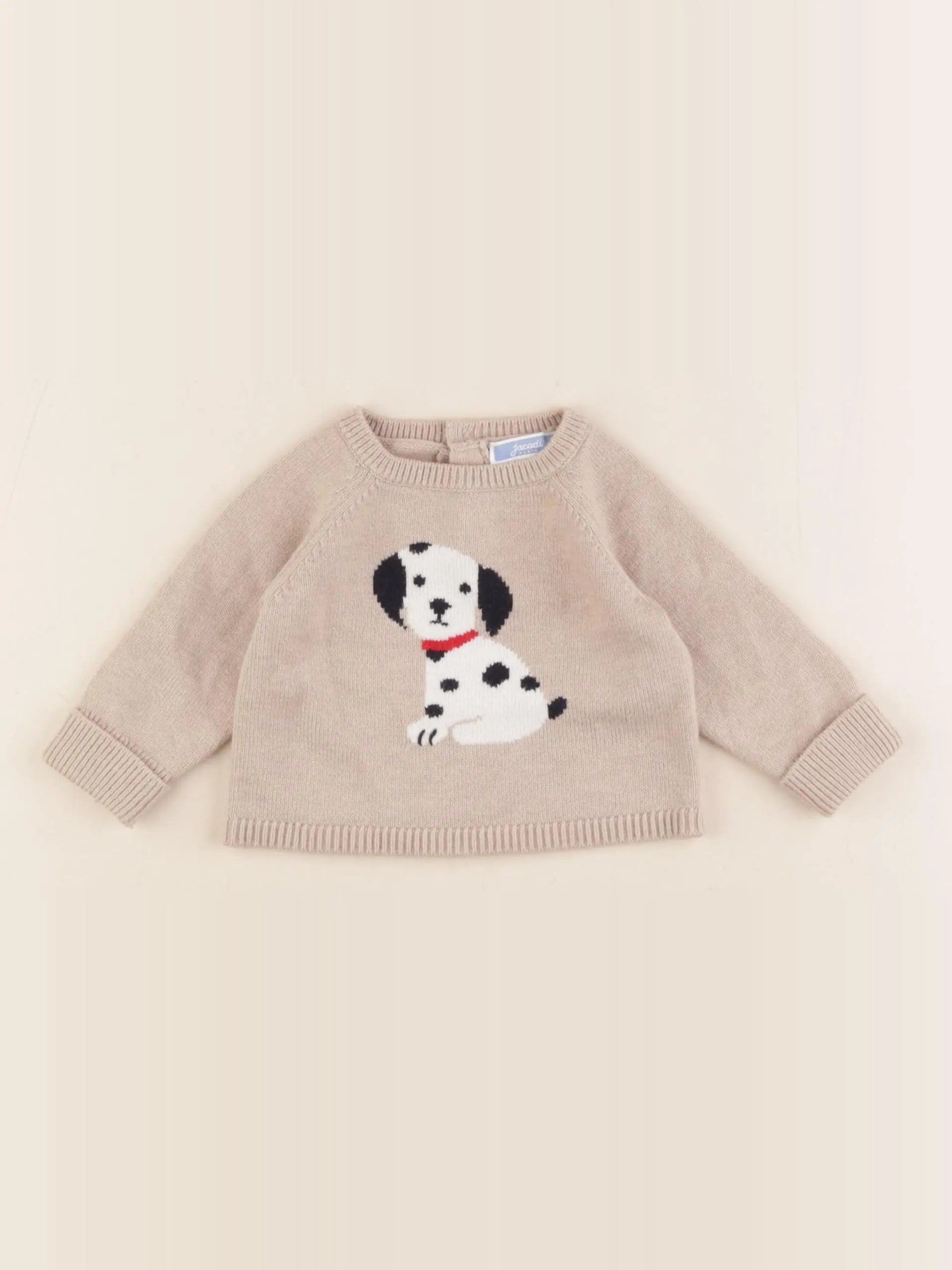 Jacadi - pull beige - 3 mois