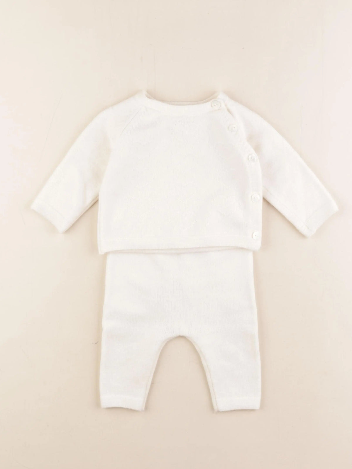 Jacadi - ensemble blanc - 6 mois