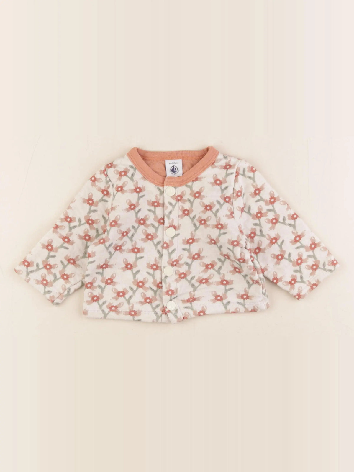 Petit Bateau - sweat multicolore - 6 mois