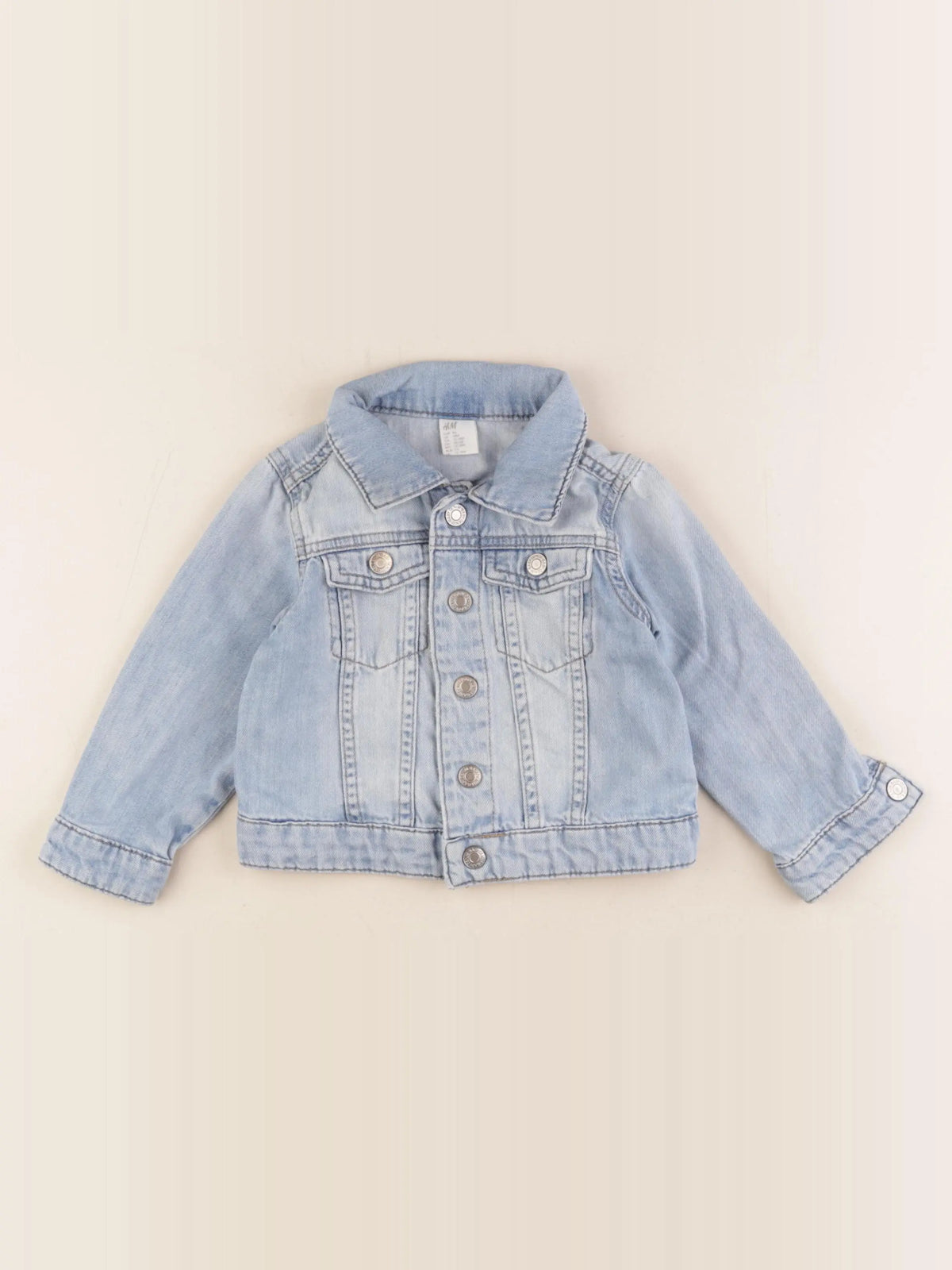 H&M - veste bleu - 12/18 mois