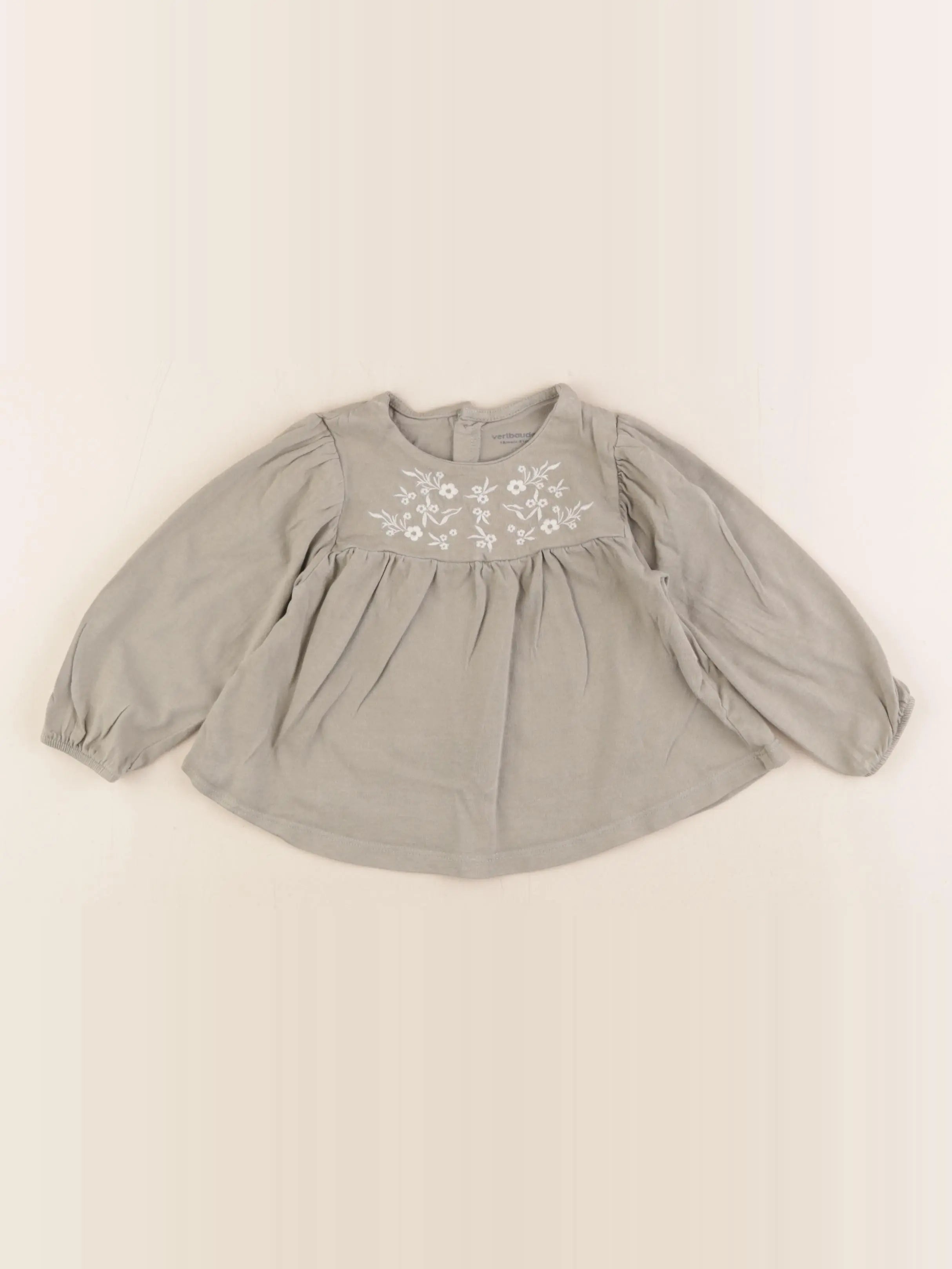 Vertbaudet - tee-shirt vert - 18 mois