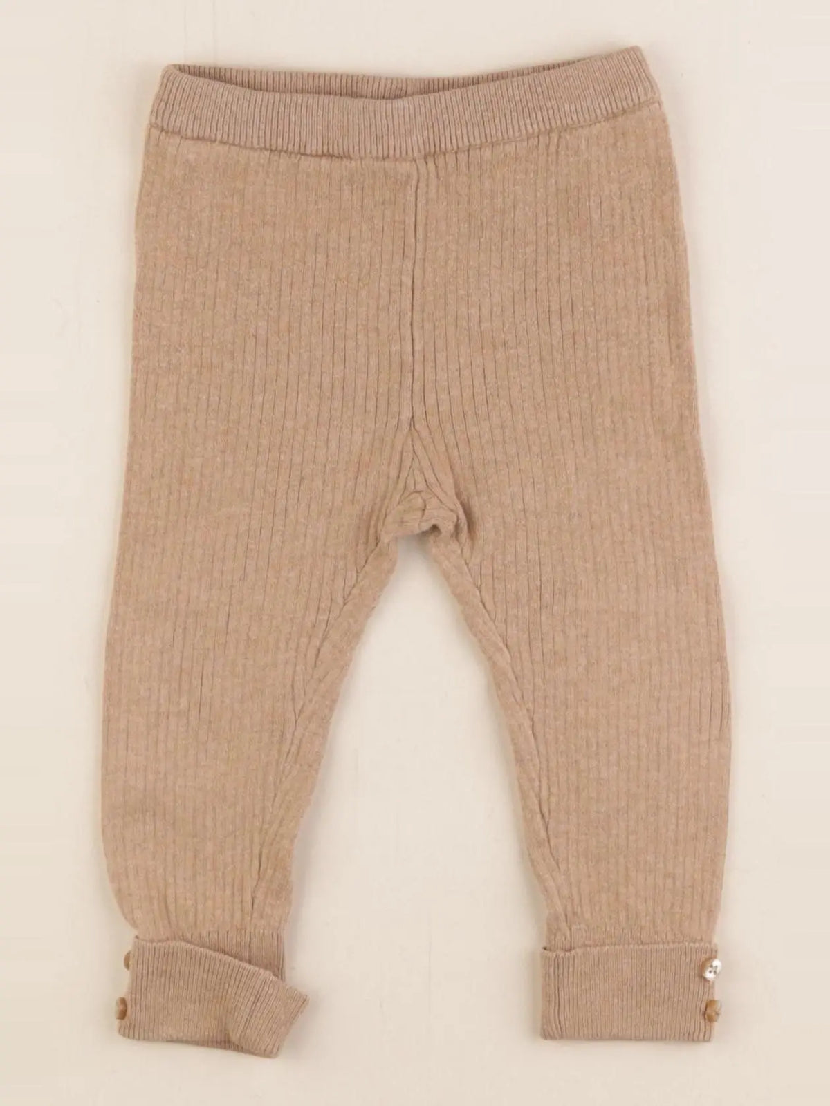 Zara - legging marron - 9/12 mois