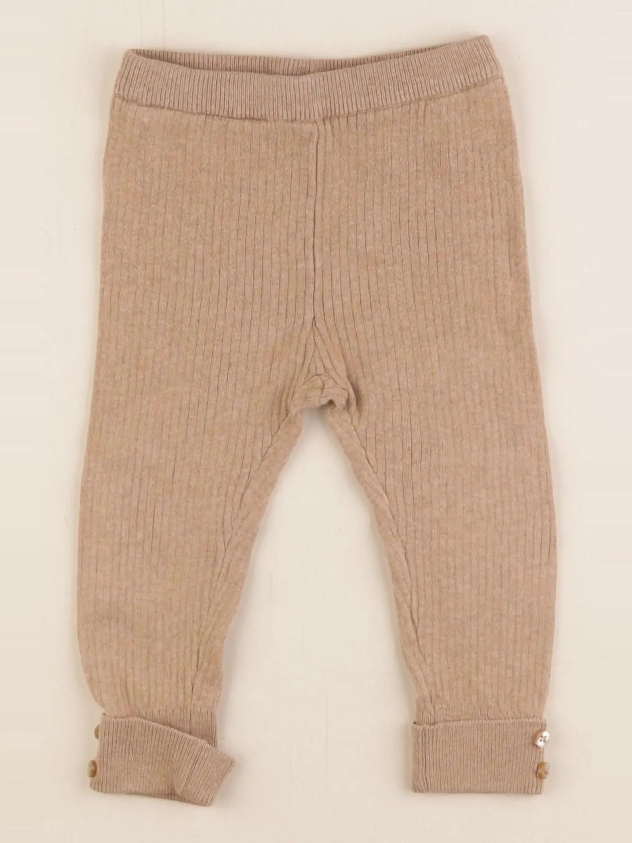 Zara - legging marron - 9/12 mois