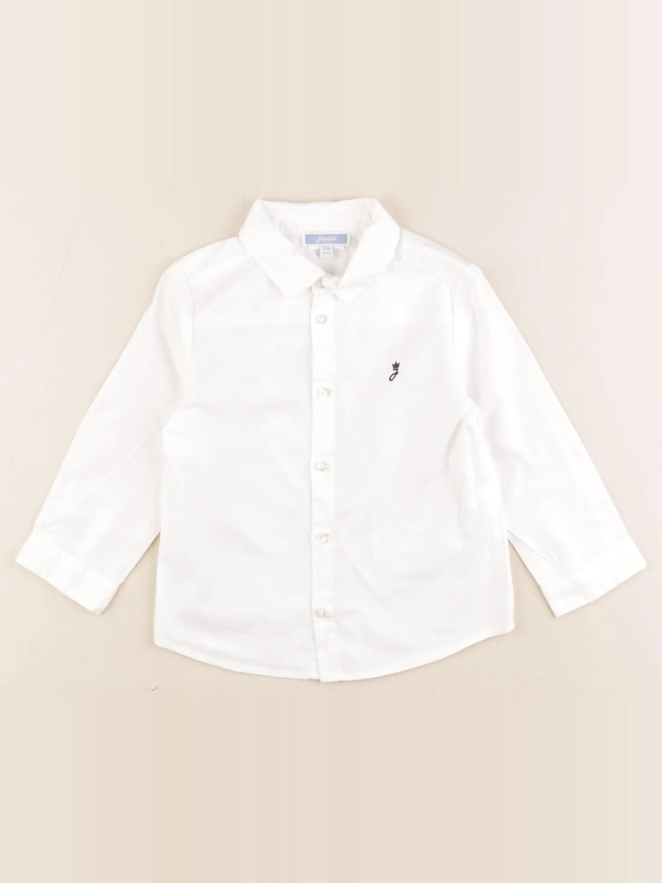 Jacadi - chemise blanc - 24 mois