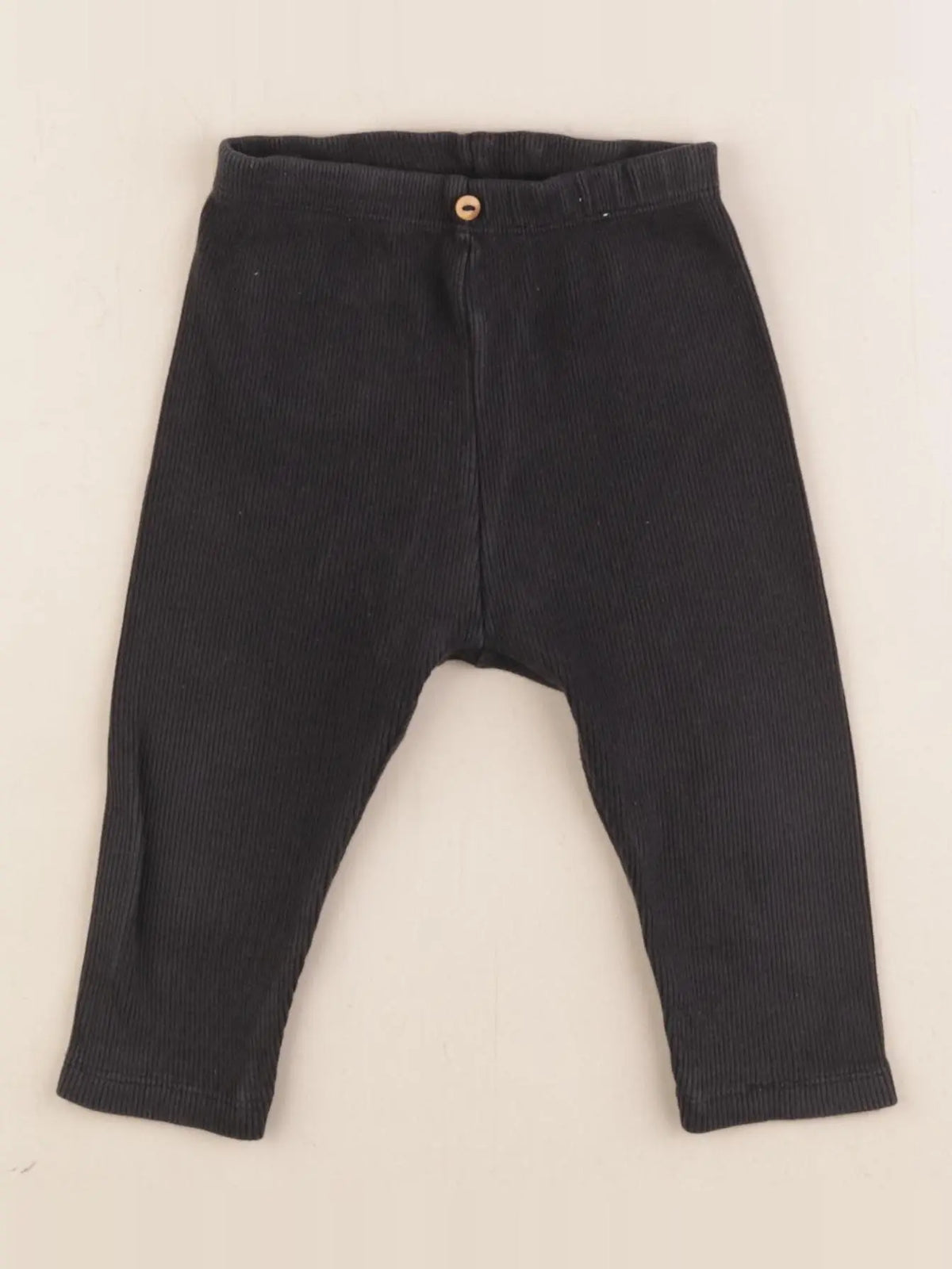 Zara - legging noir - 9/12 mois