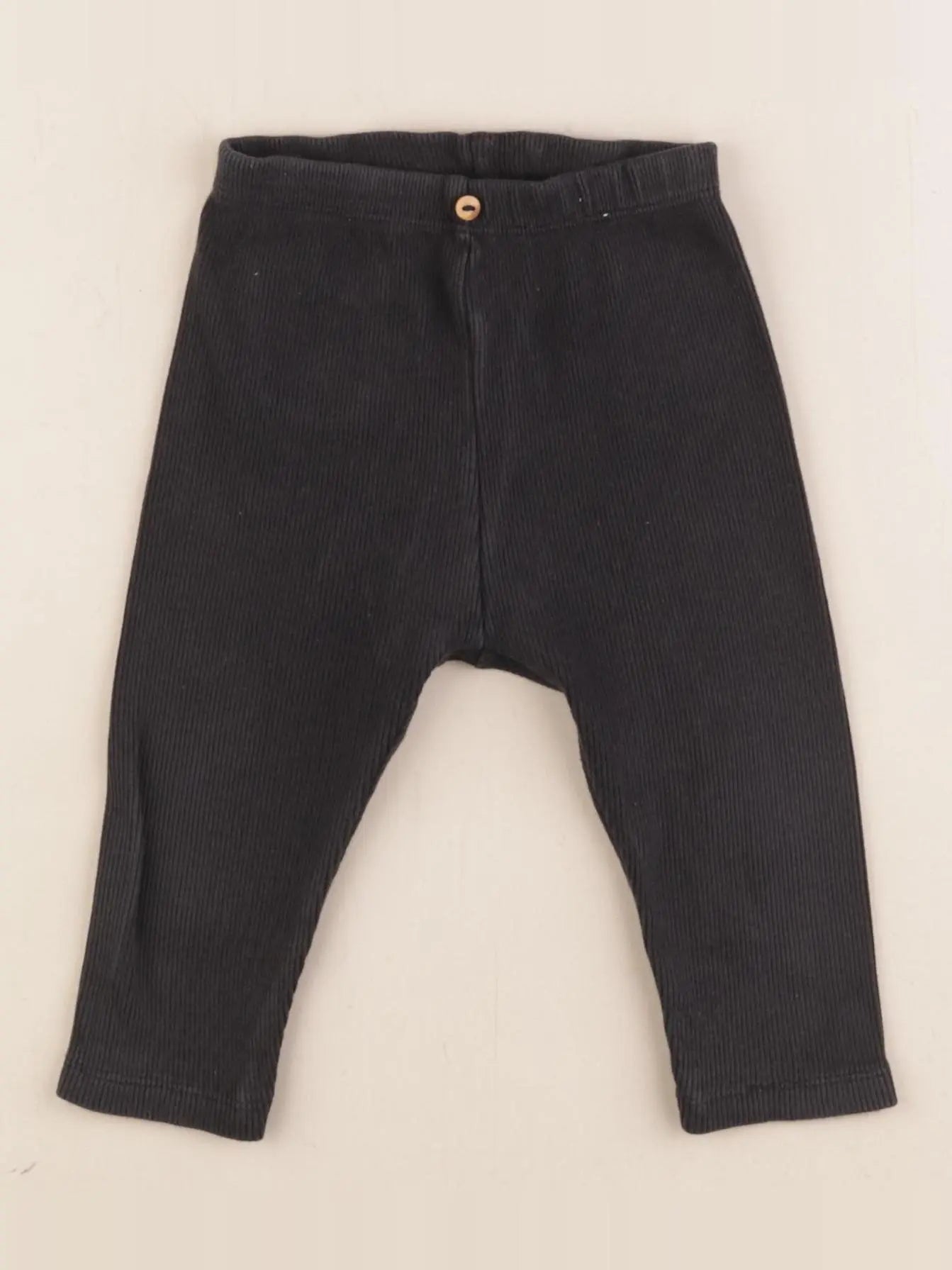 Zara - legging noir - 9/12 mois