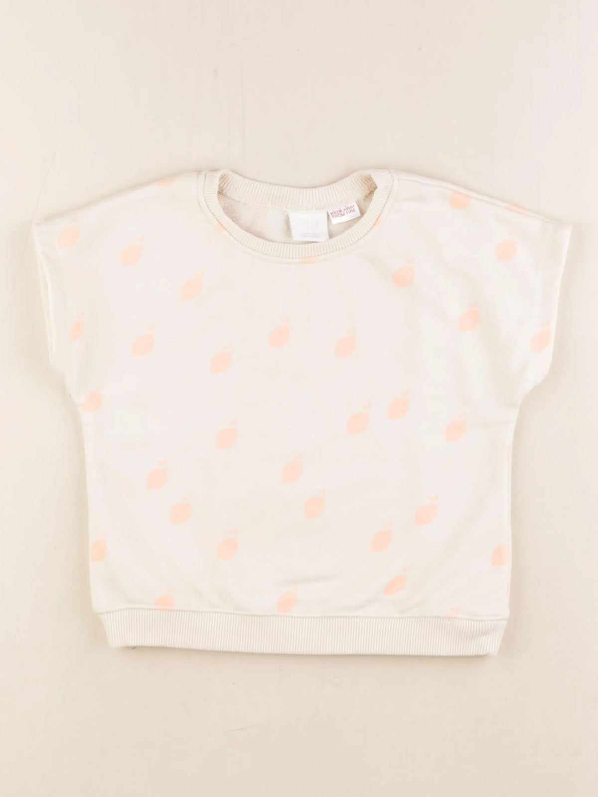 Zara - tee-shirt beige - 4 ans