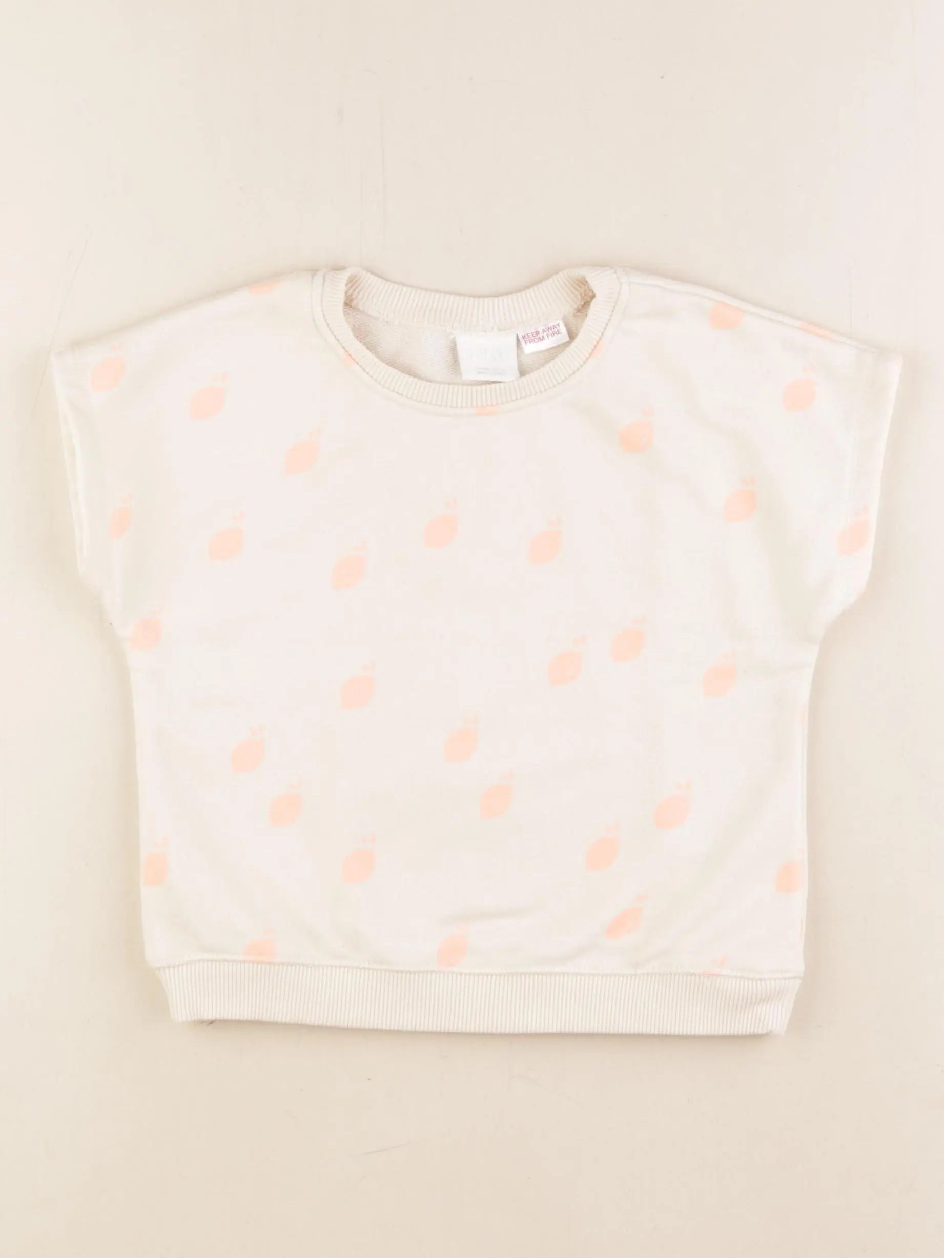 Zara - tee-shirt beige - 4 ans