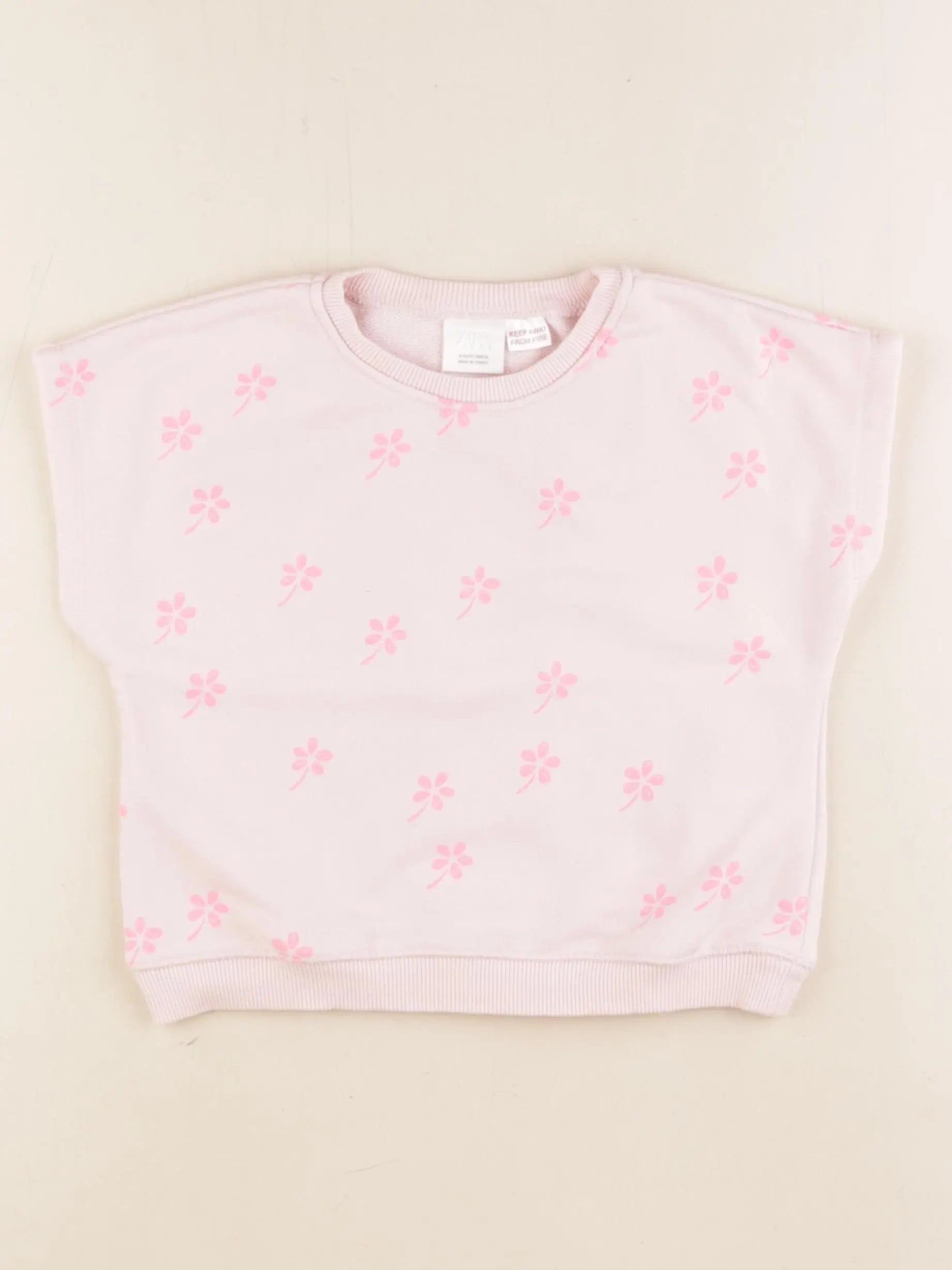 Zara - tee-shirt rose - 4 ans
