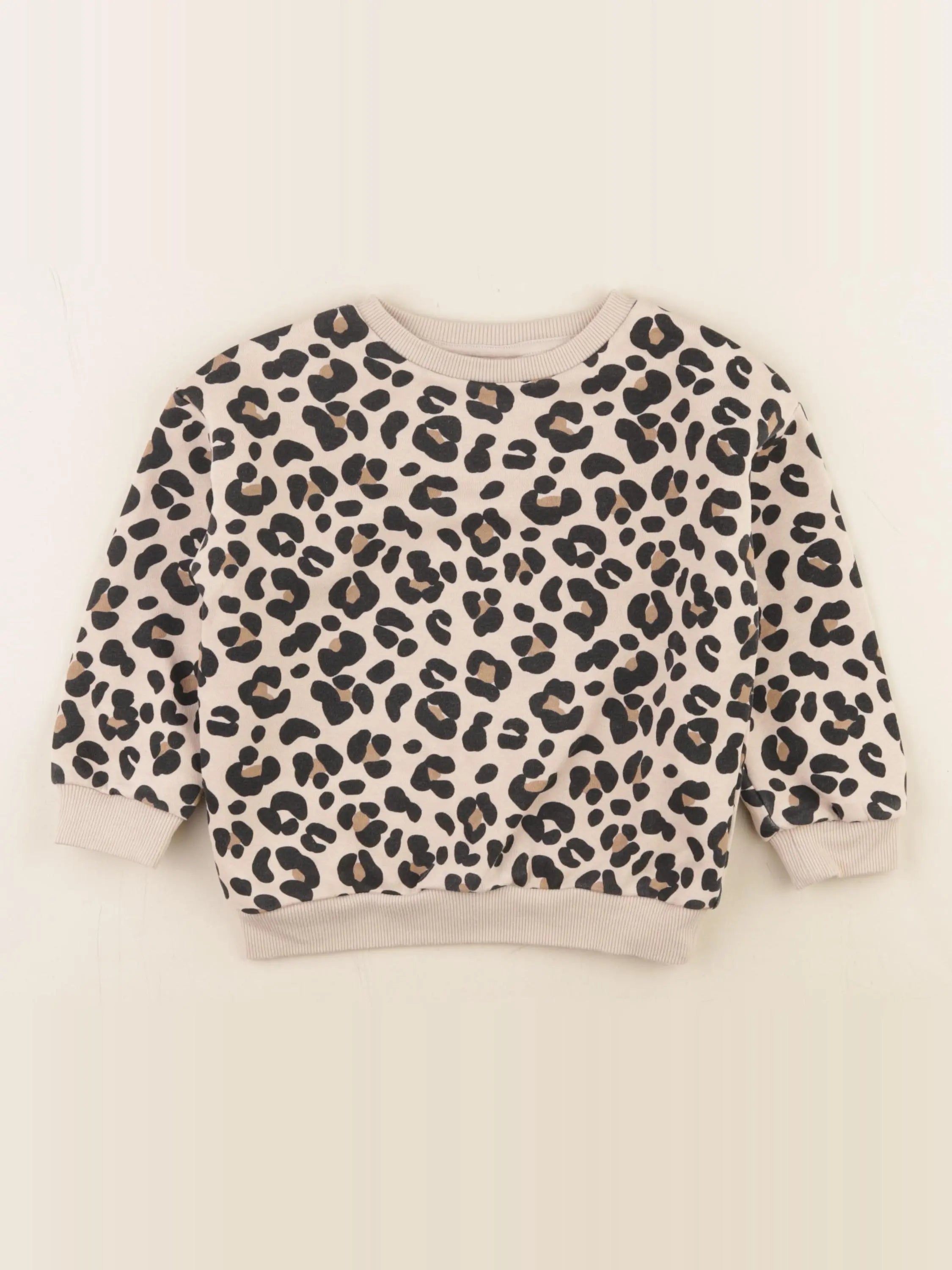 Tape à l'oeil - sweat marron - 2/3 ans