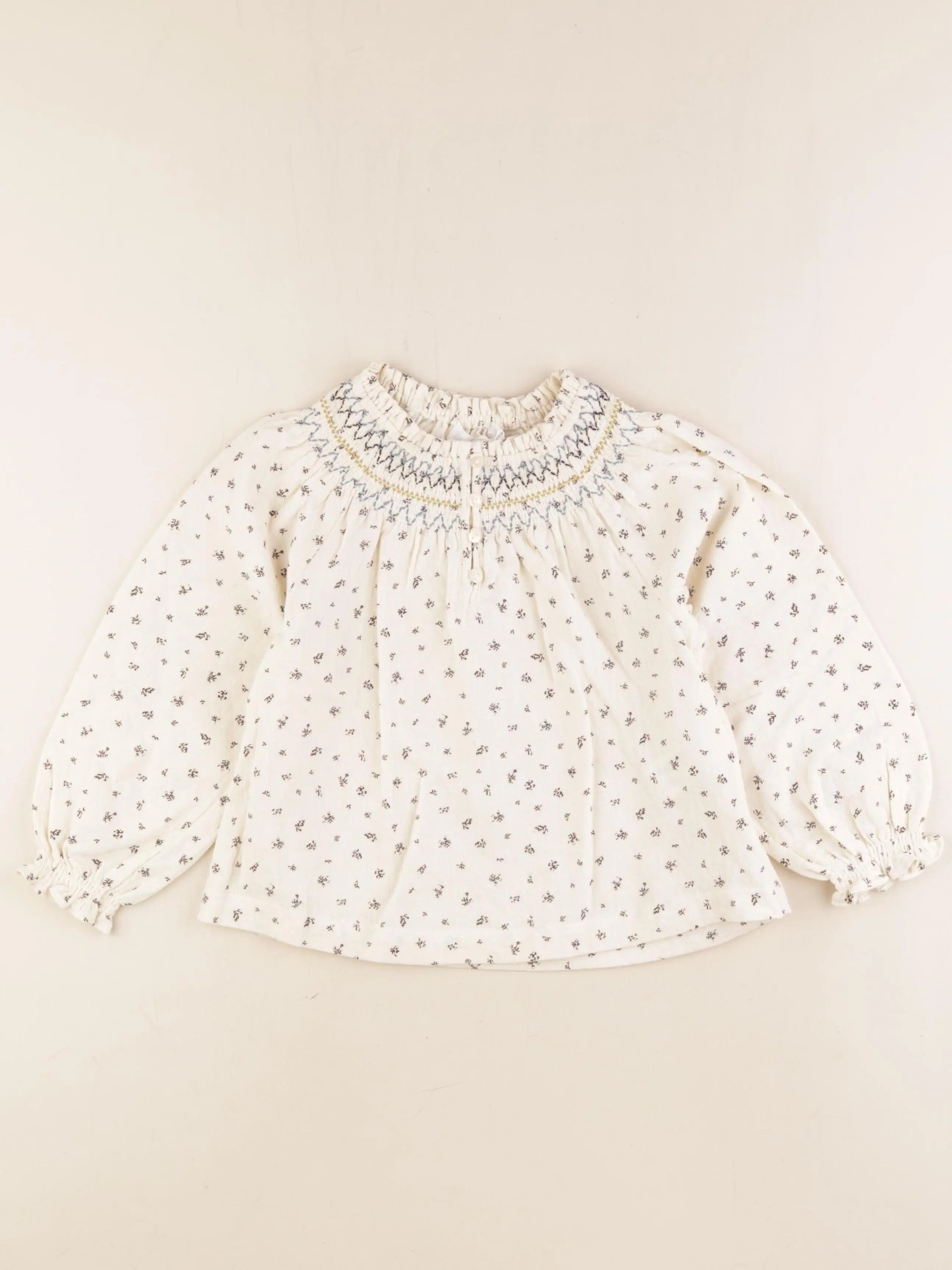 Zara - blouse beige - 5 ans